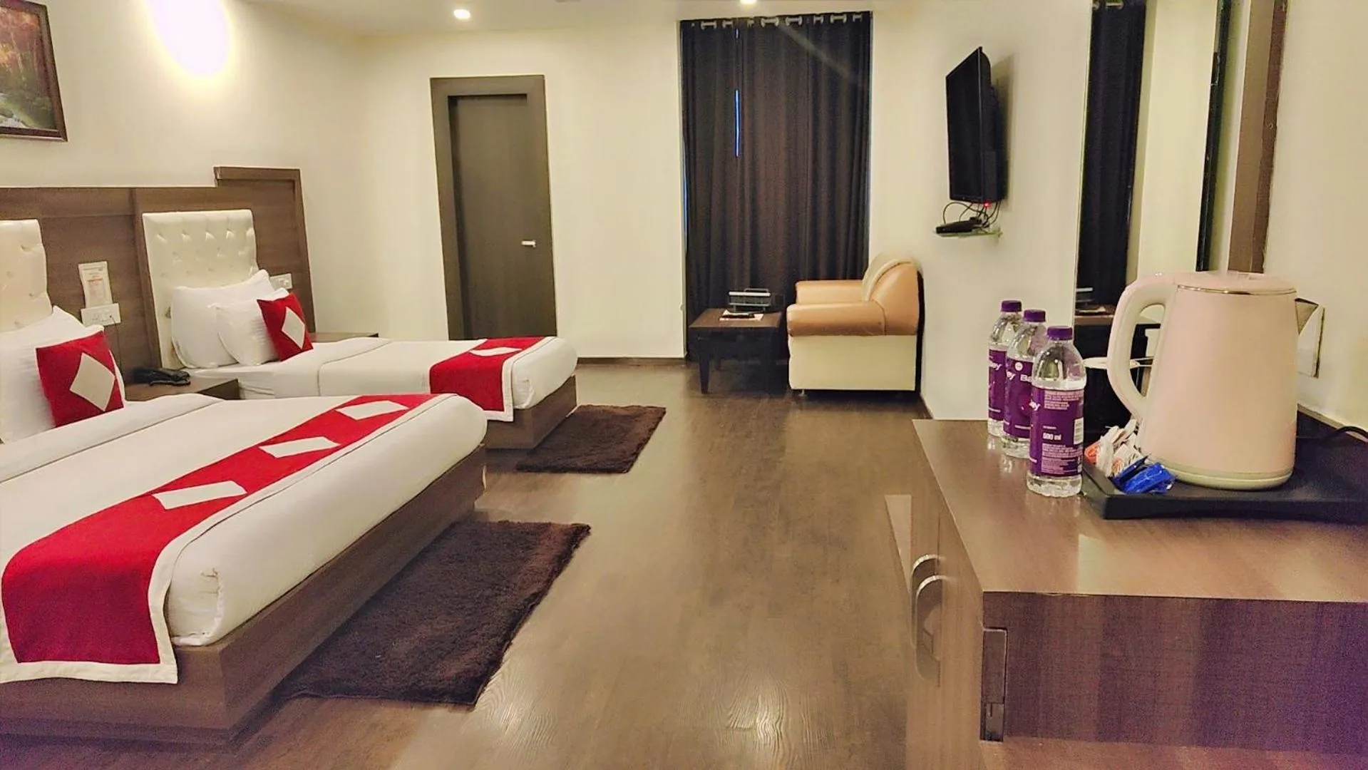 Bed in Hotel The Royal Krishna