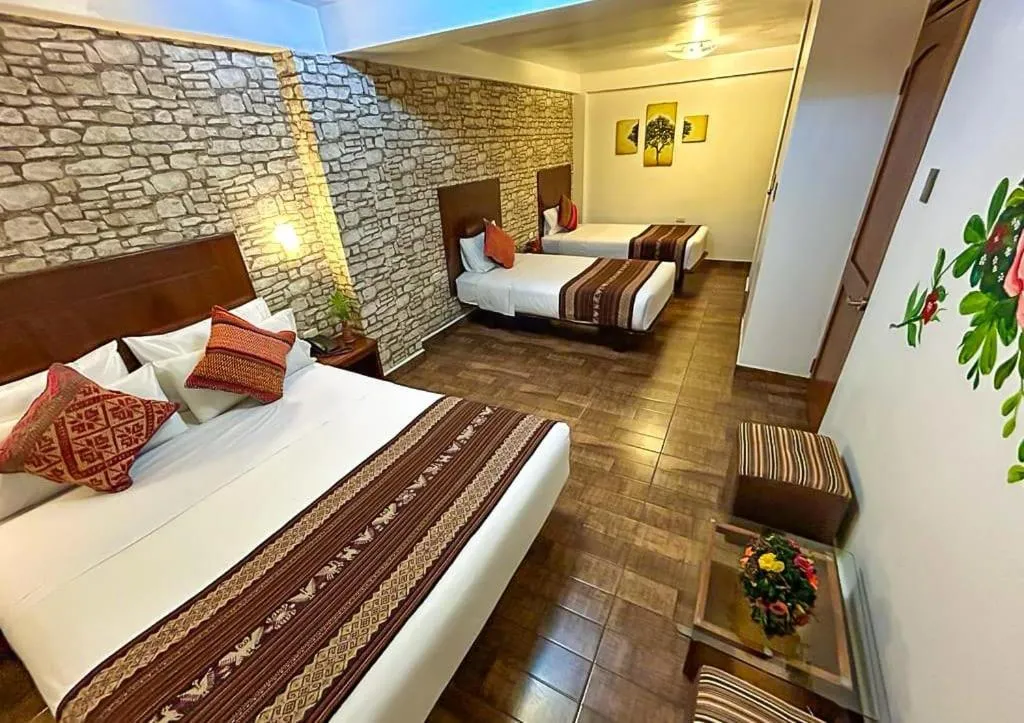 Bed in Hotel Machupicchu Adventure
