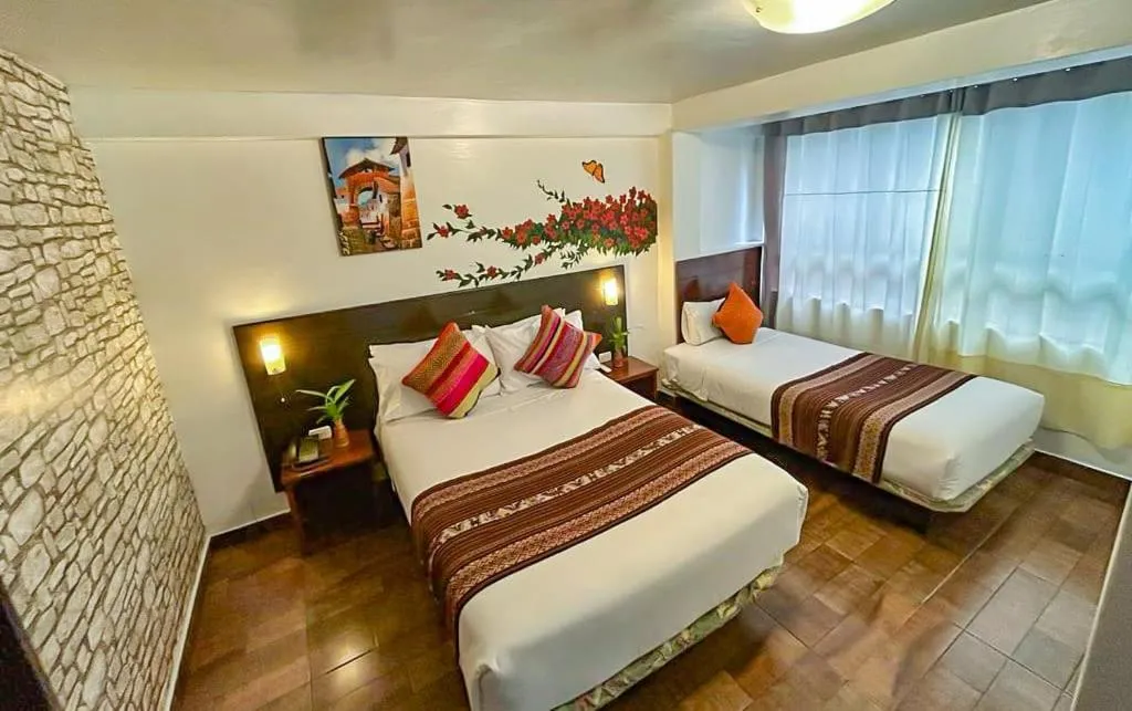 Bed in Hotel Machupicchu Adventure