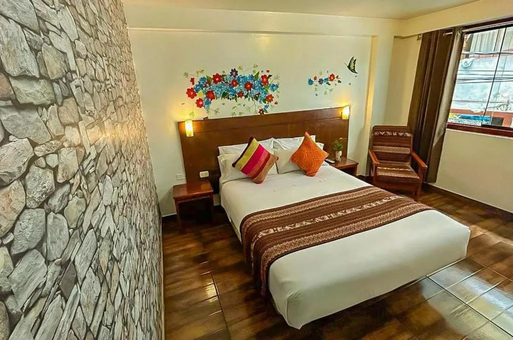 Bed in Hotel Machupicchu Adventure