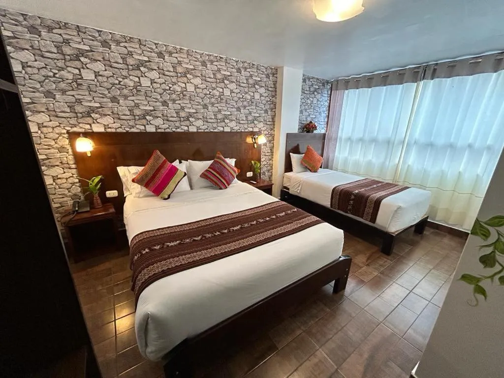 Bed in Hotel Machupicchu Adventure