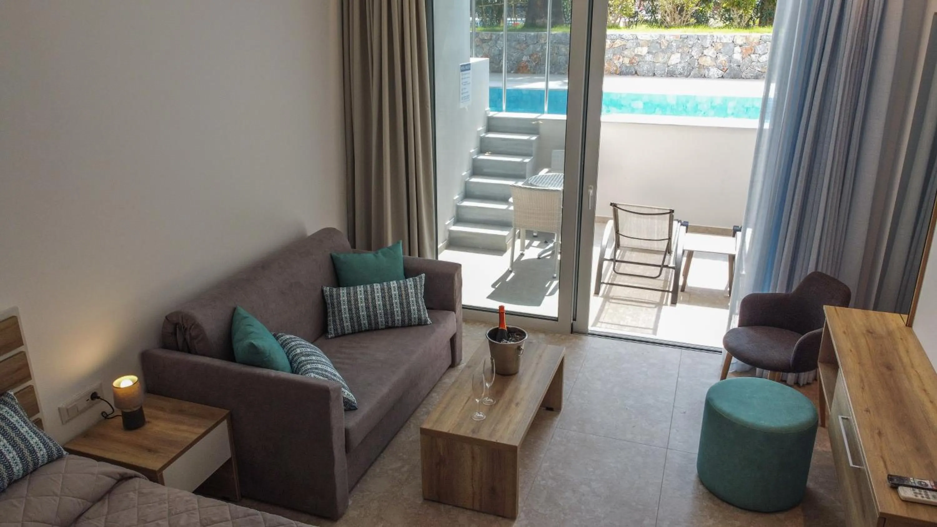 Living room in Lardos Bay Hotel