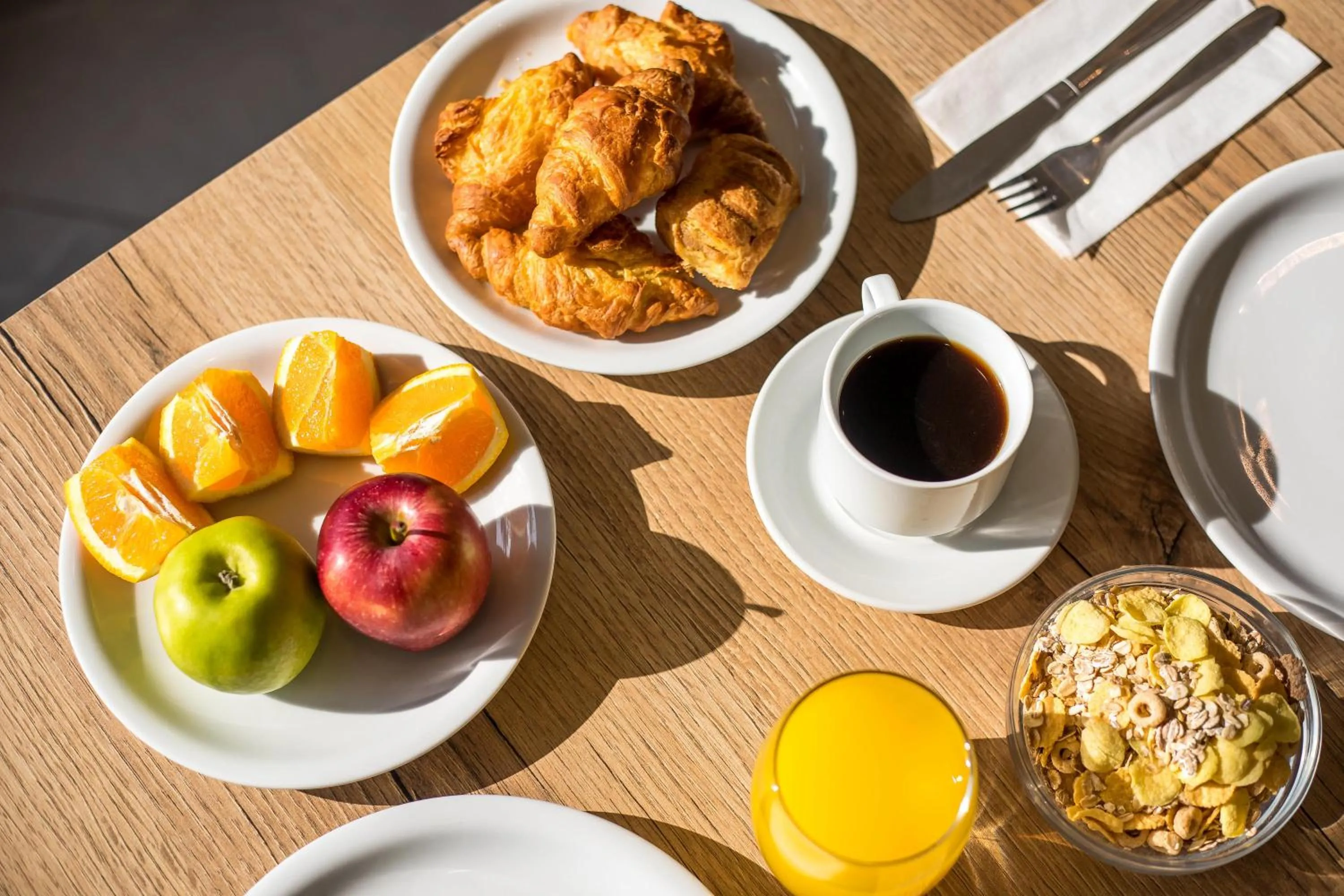 Breakfast in Lardos Bay Hotel