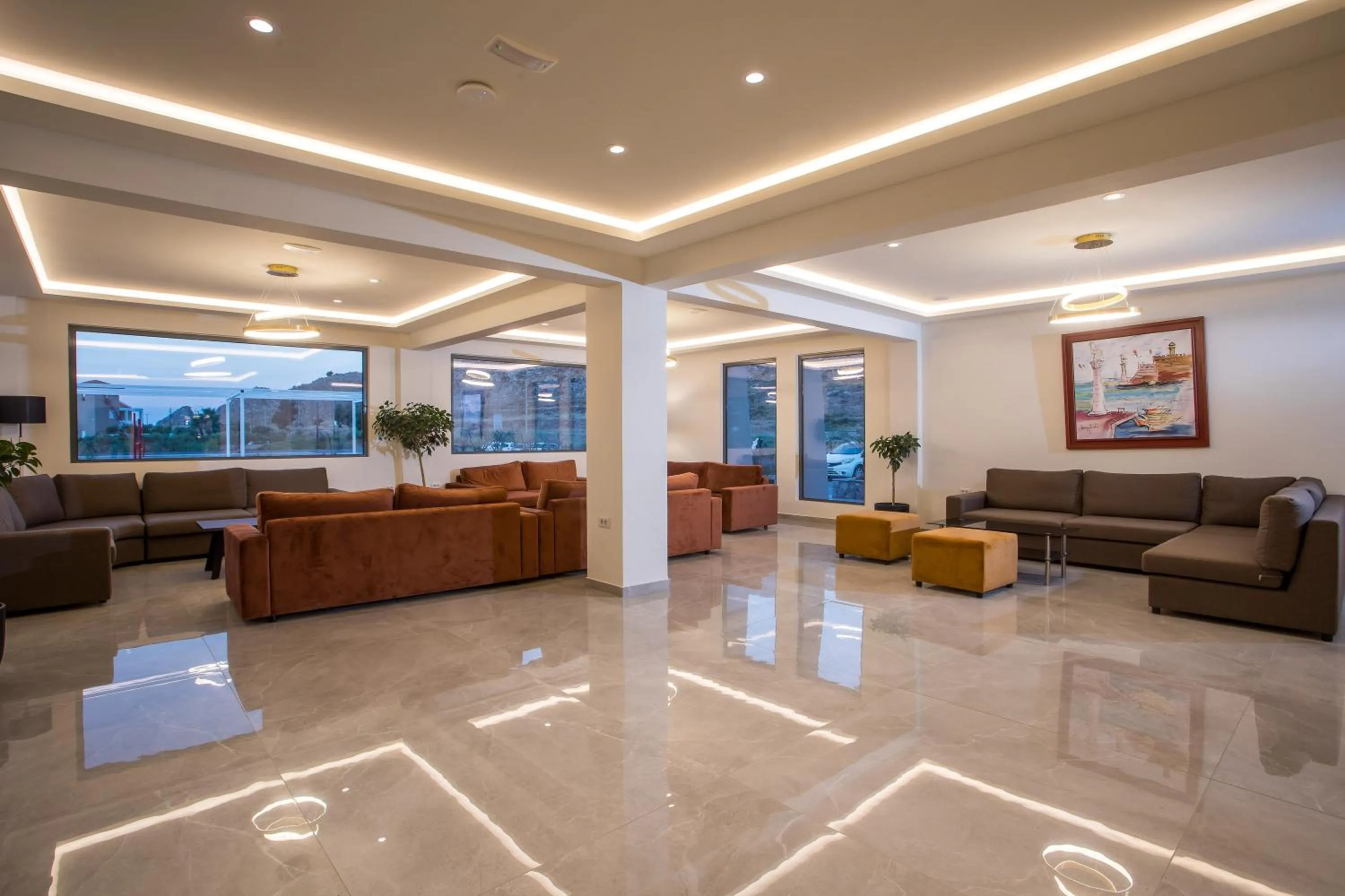 Living room in Lardos Bay Hotel
