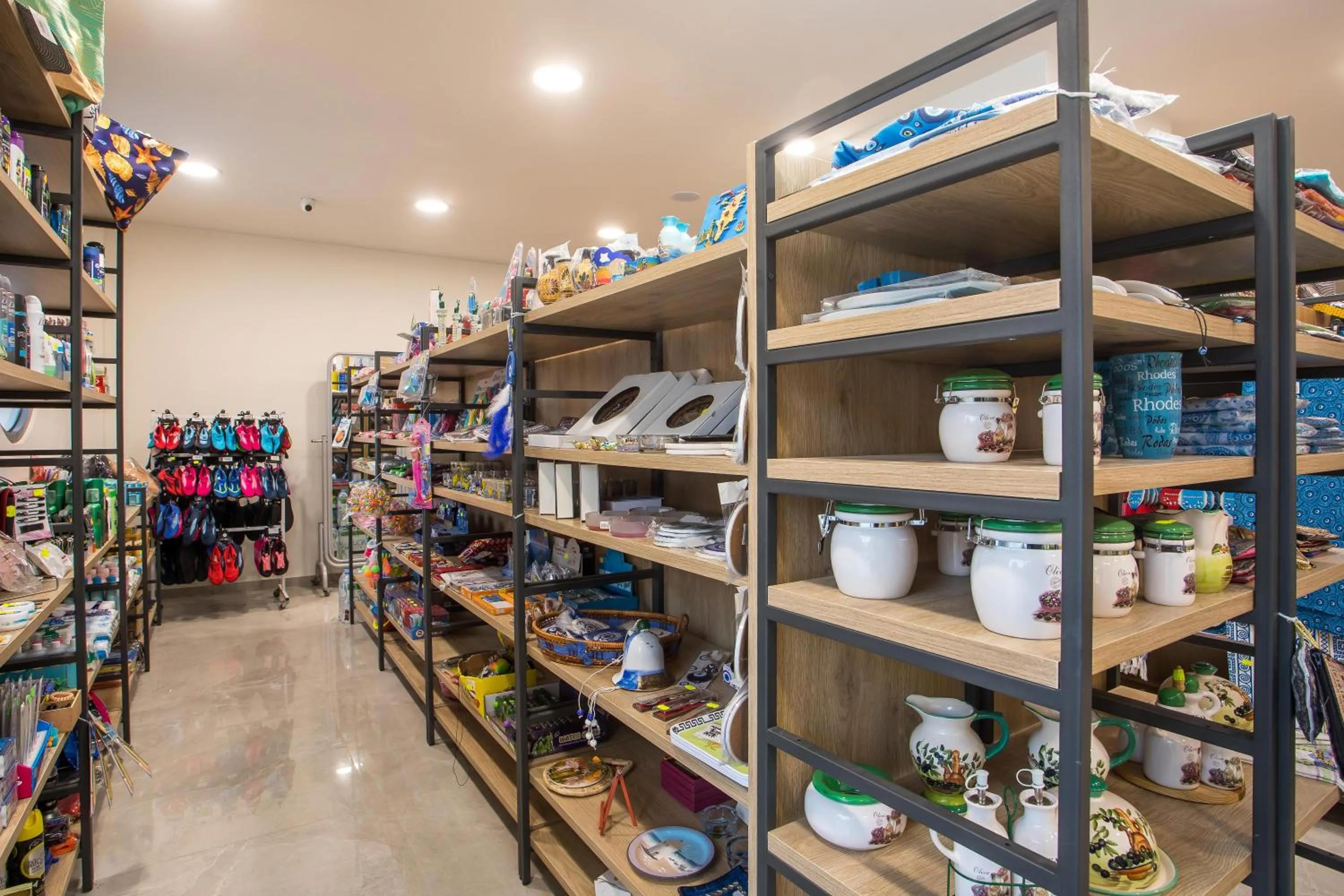 Supermarket/grocery shop in Lardos Bay Hotel