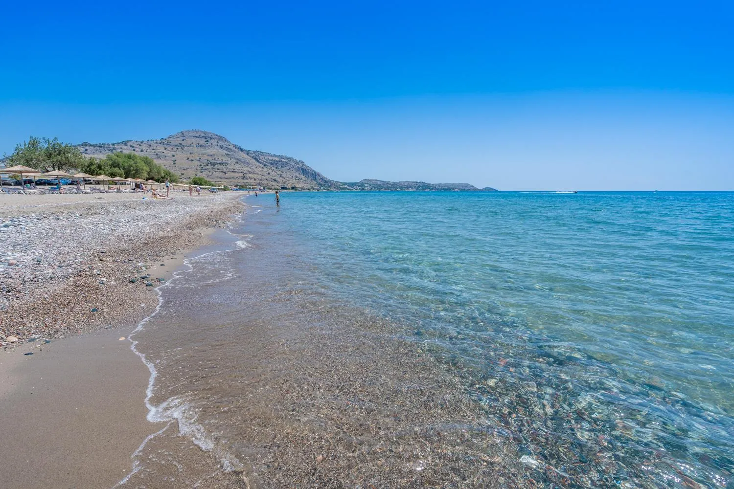 Natural landscape in Lardos Bay Hotel