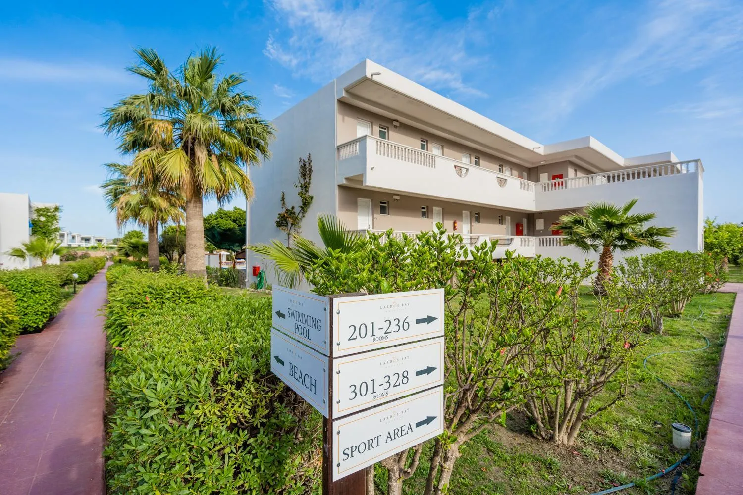 Property building in Lardos Bay Hotel