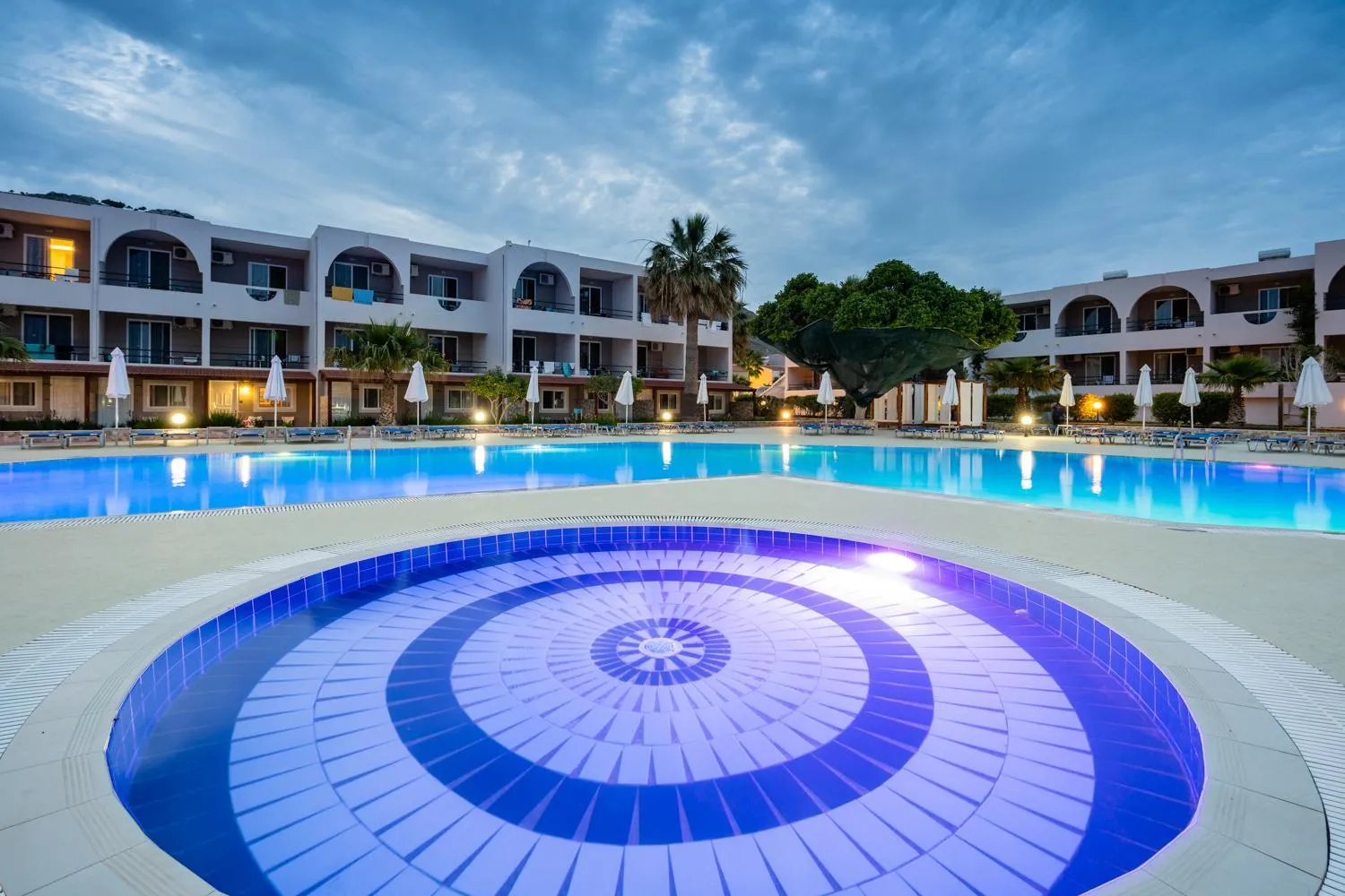 Swimming pool in Lardos Bay Hotel
