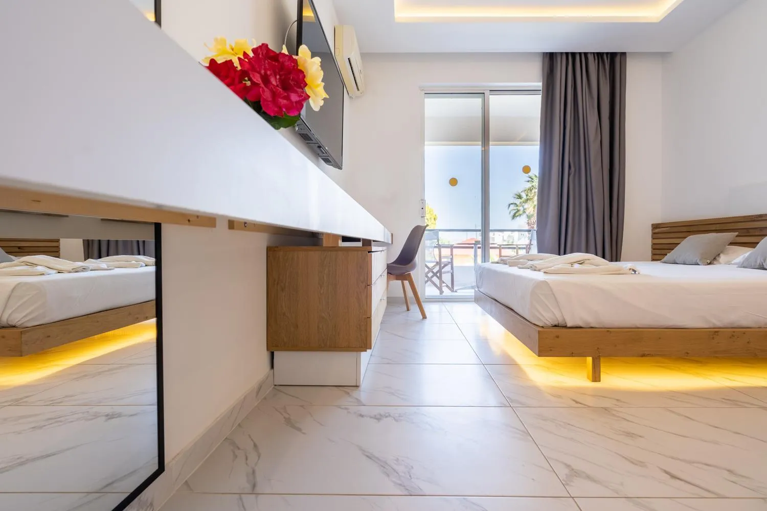 Photo of the whole room, Bed in Lardos Bay Hotel