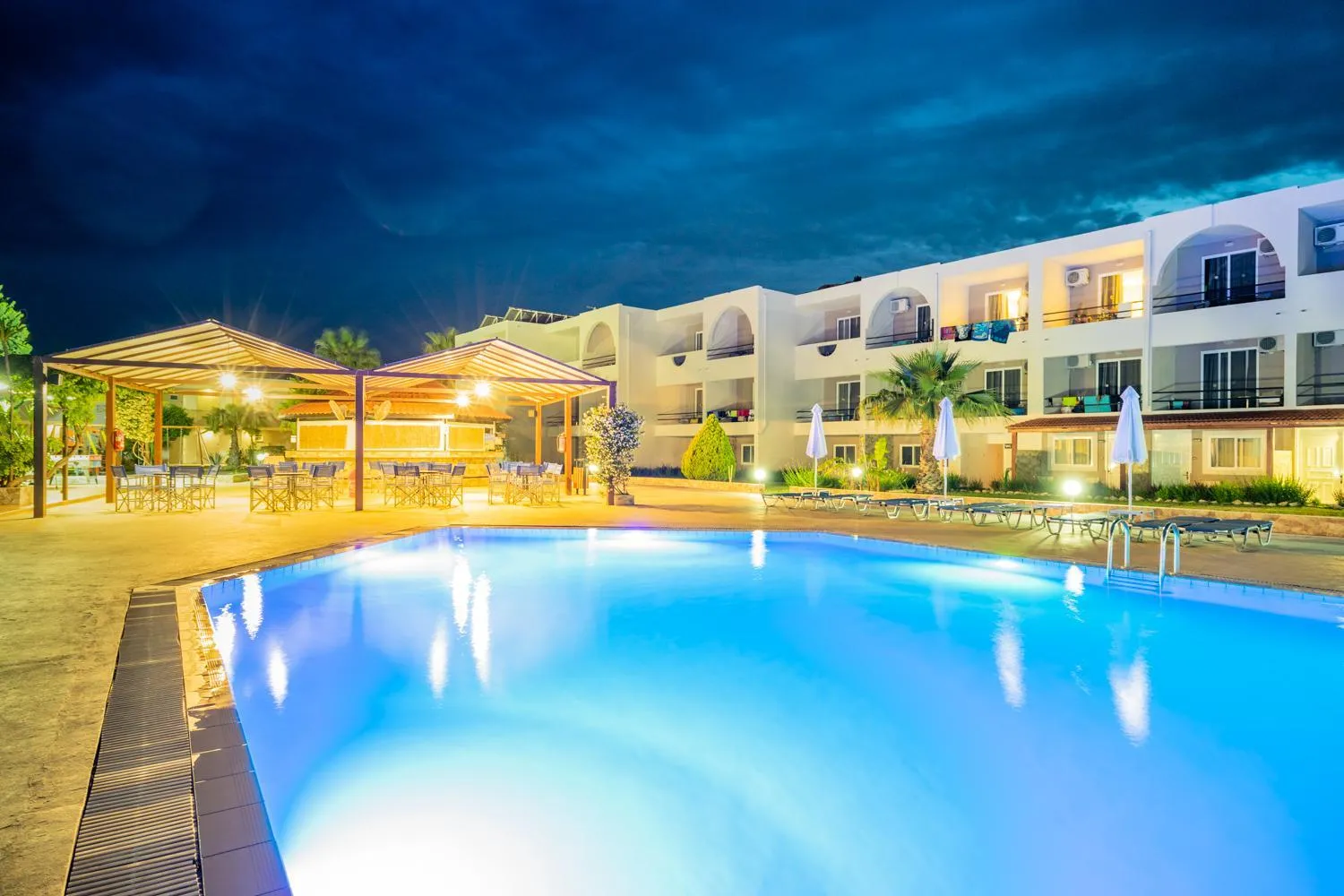 Swimming pool in Lardos Bay Hotel