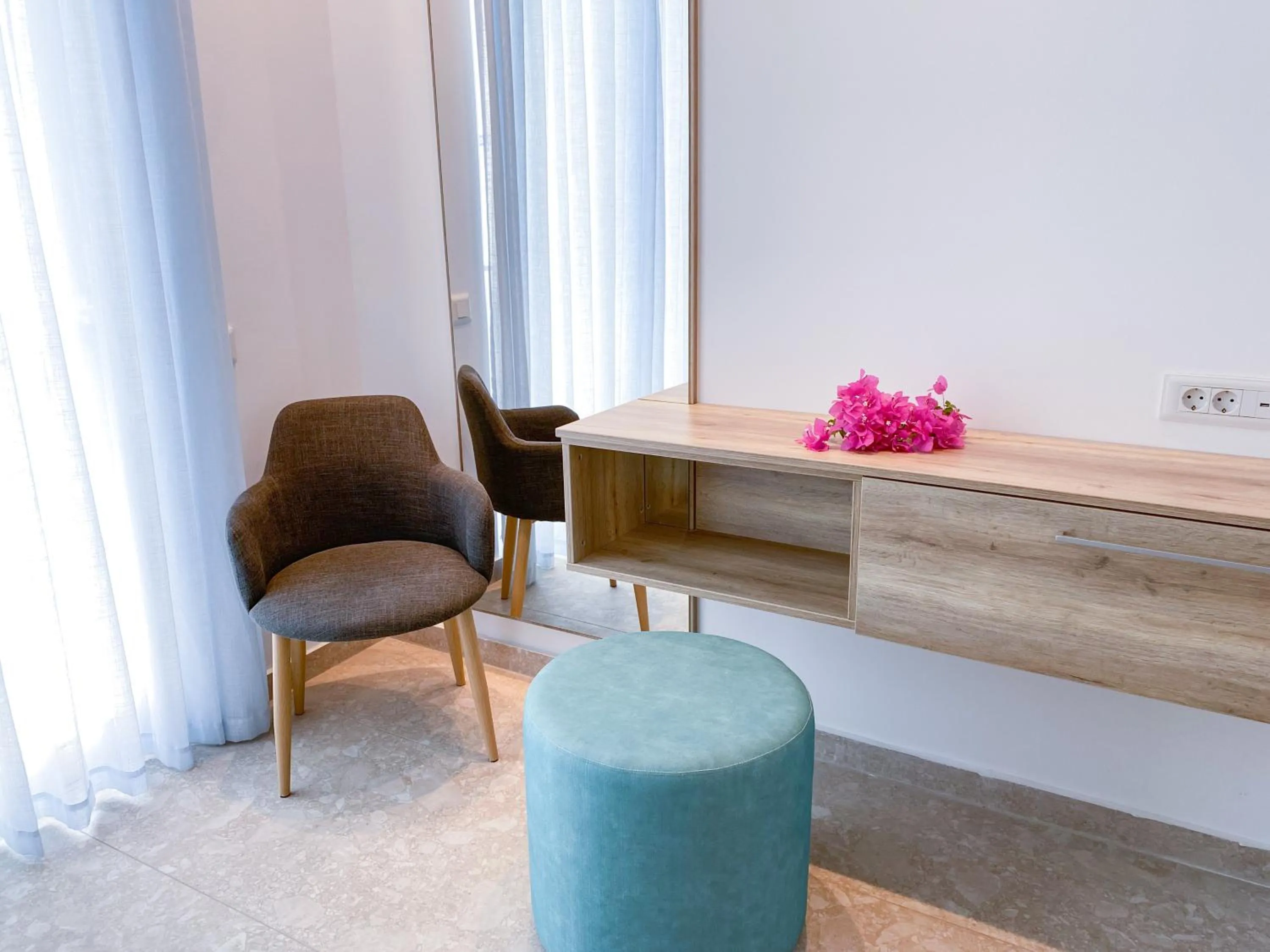 Decorative detail in Lardos Bay Hotel