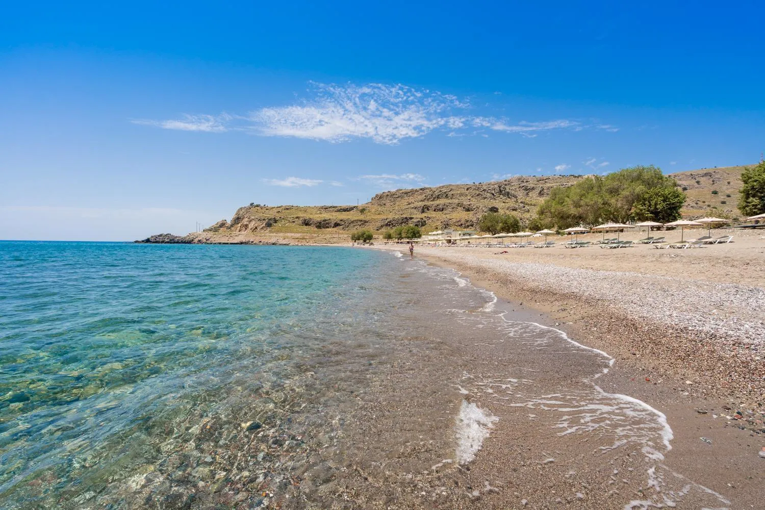 Natural landscape in Lardos Bay Hotel
