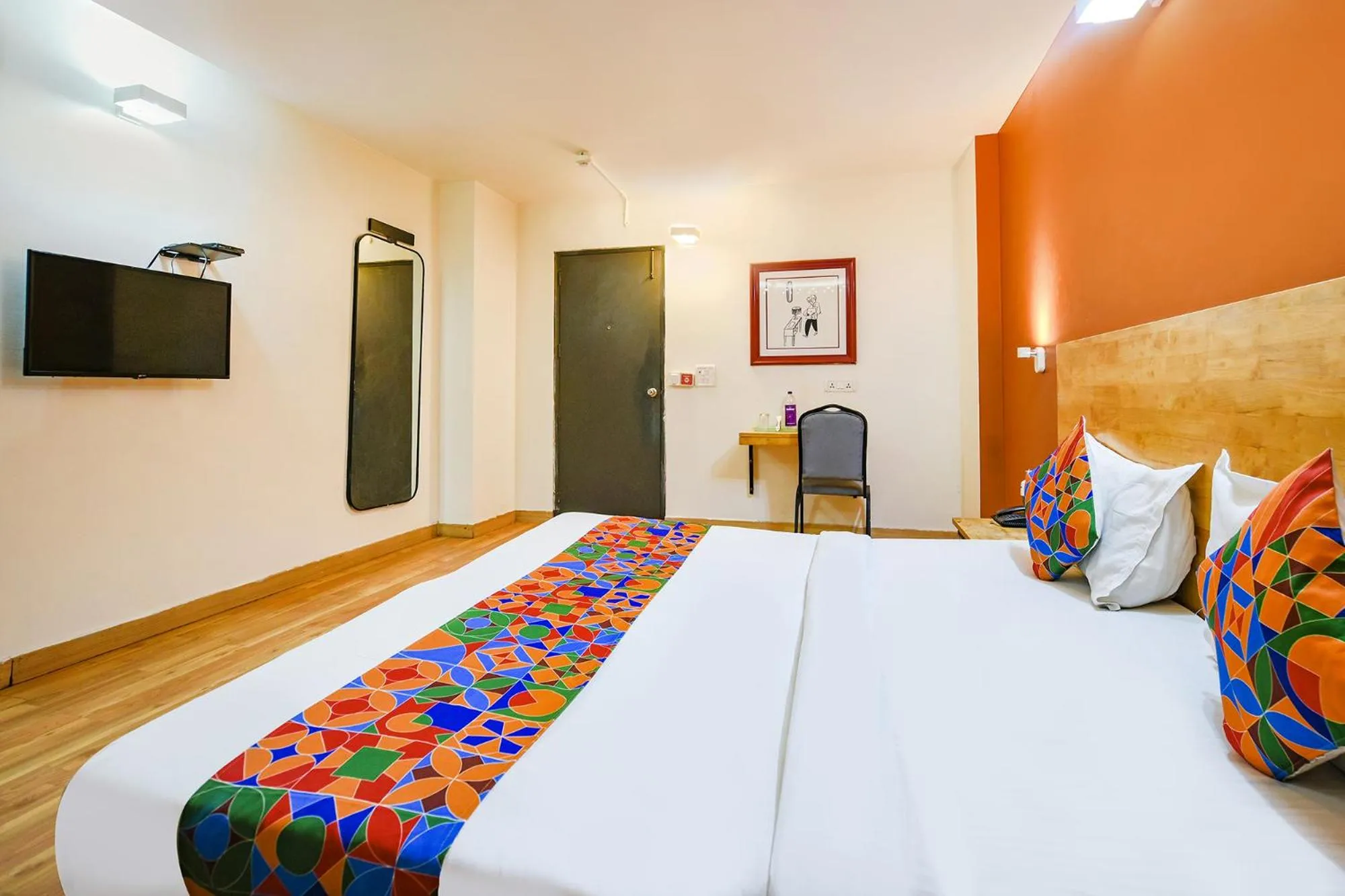 Bed in OYO Townhouse 013 New Friends Colony