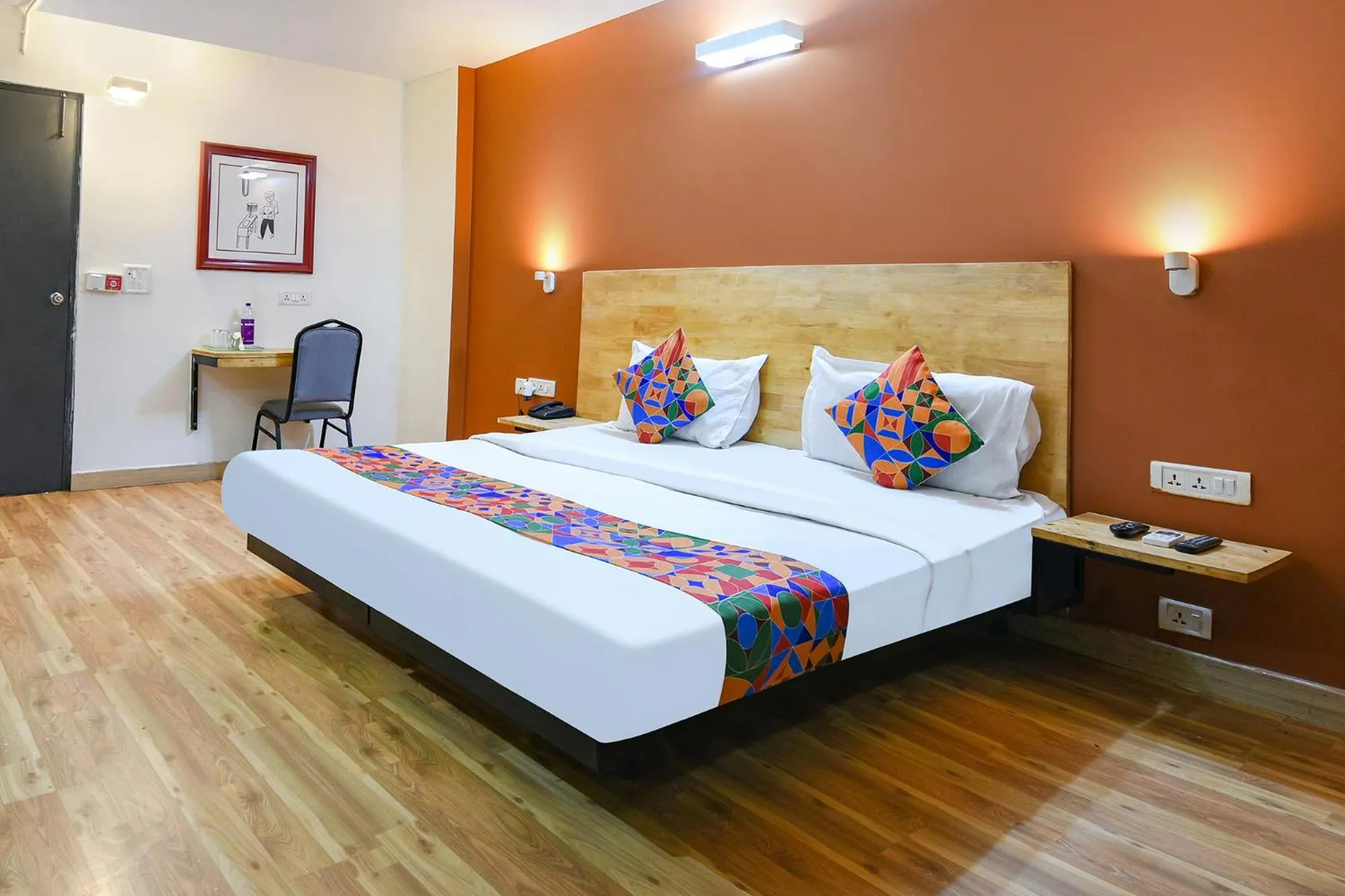 Bed in OYO Townhouse 013 New Friends Colony