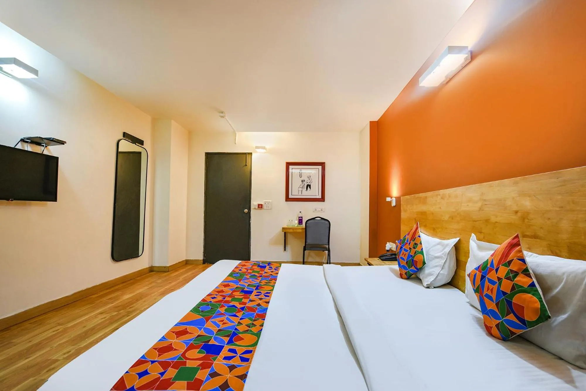 Bed in OYO Townhouse 013 New Friends Colony