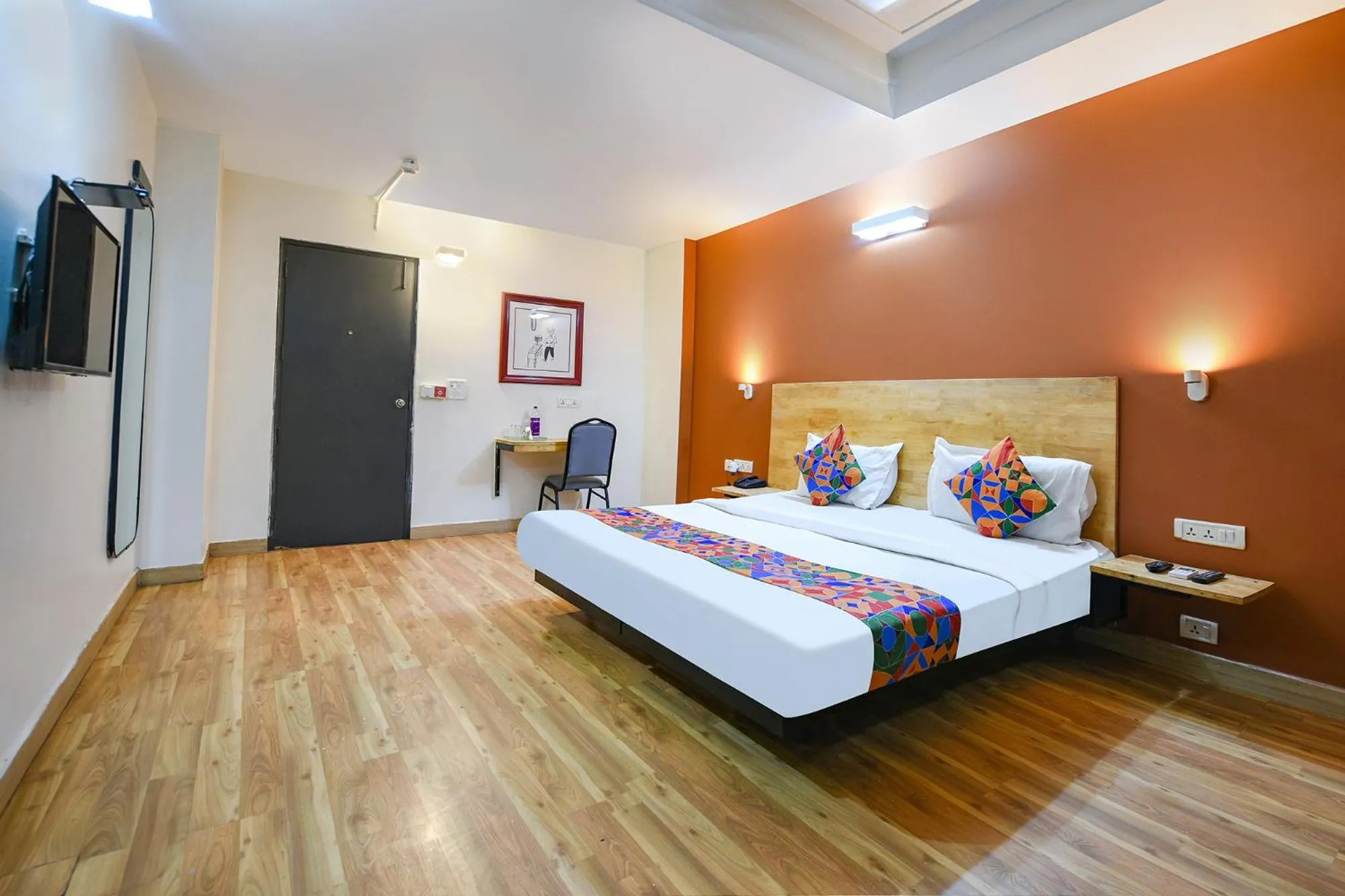 Bed in OYO Townhouse 013 New Friends Colony