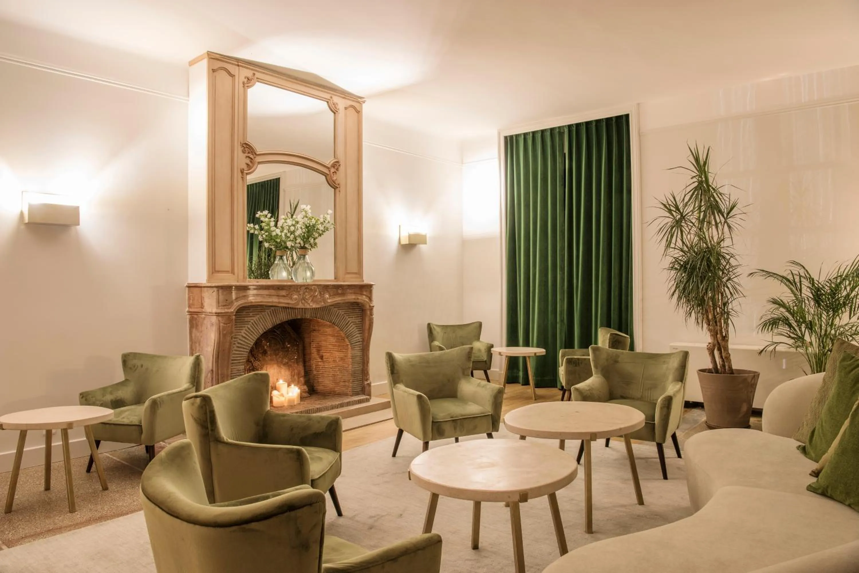 Living room in Hôtel Restaurant De La Poste & Du Lion D'or