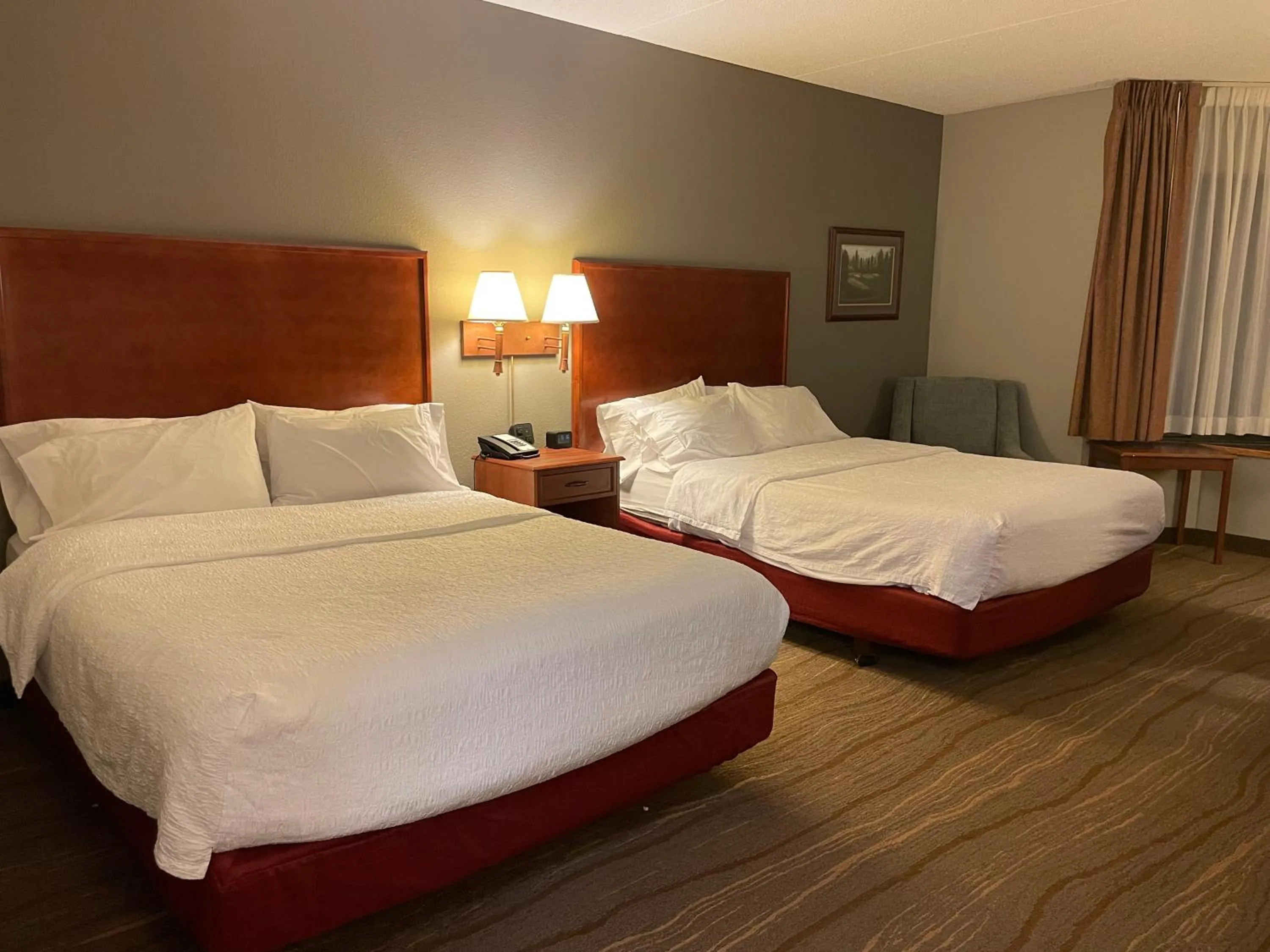 Bed in SouthShore Hotel on Lake Bemidji, Trademark Coll by Wyndham