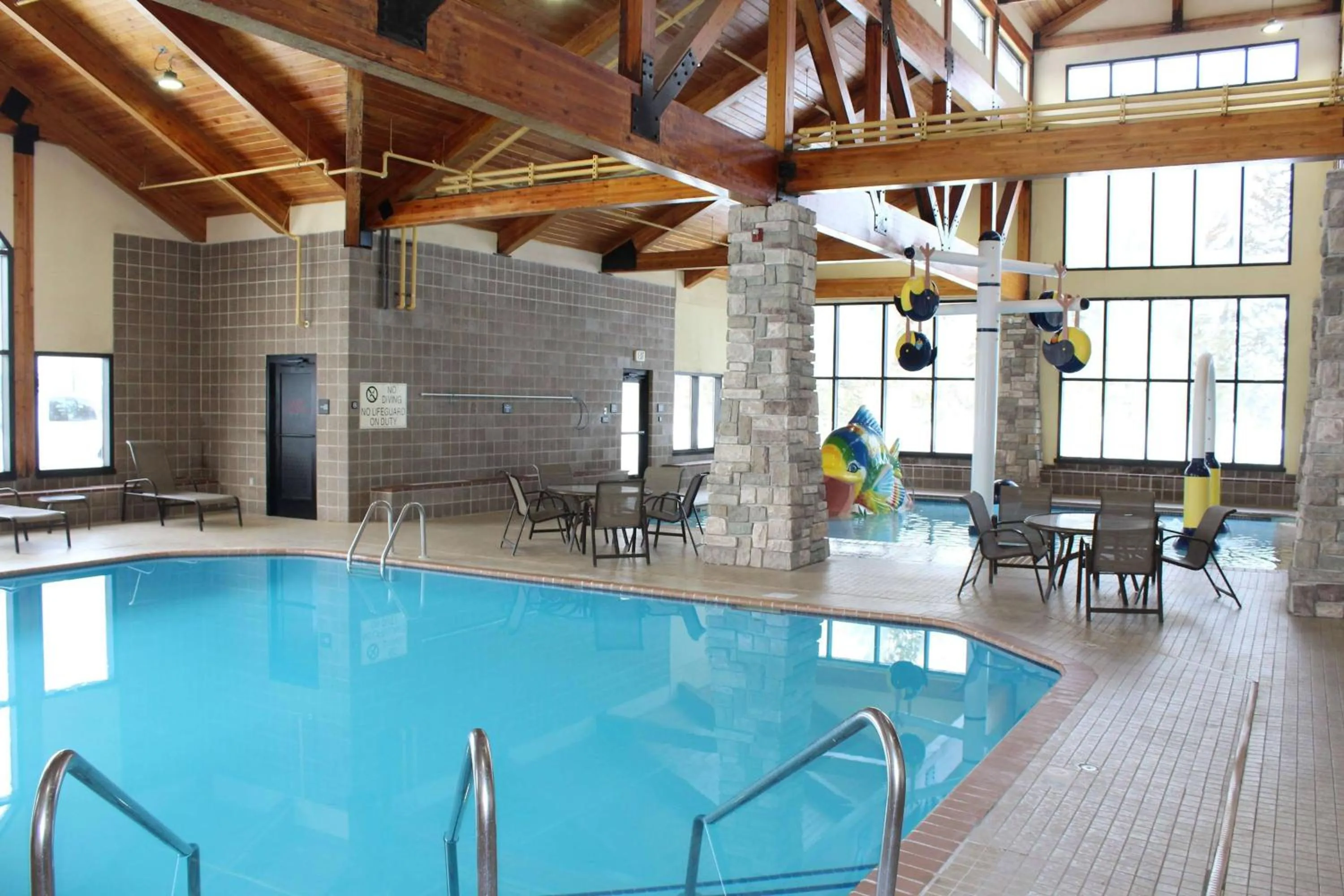 Swimming pool in SouthShore Hotel on Lake Bemidji, Trademark Coll by Wyndham