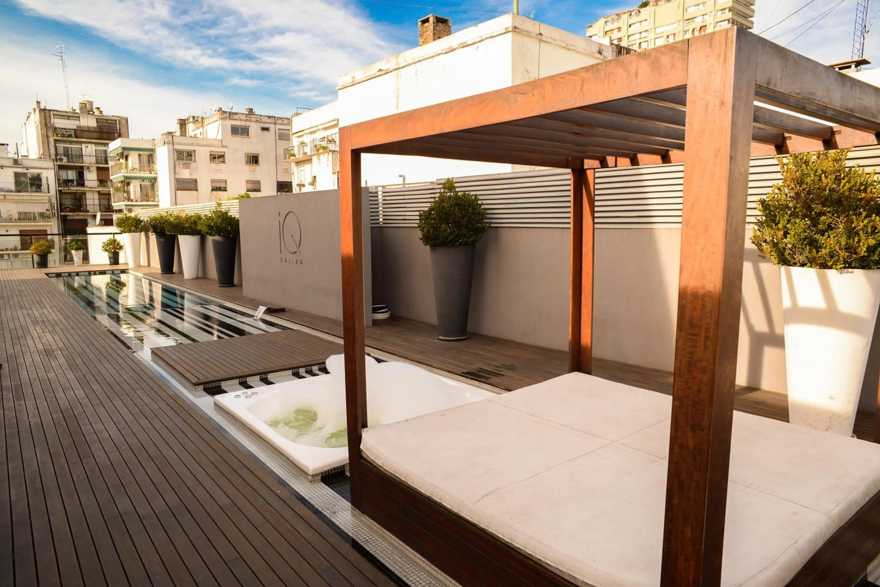 Swimming pool in IQ Callao By Recoleta Apartments