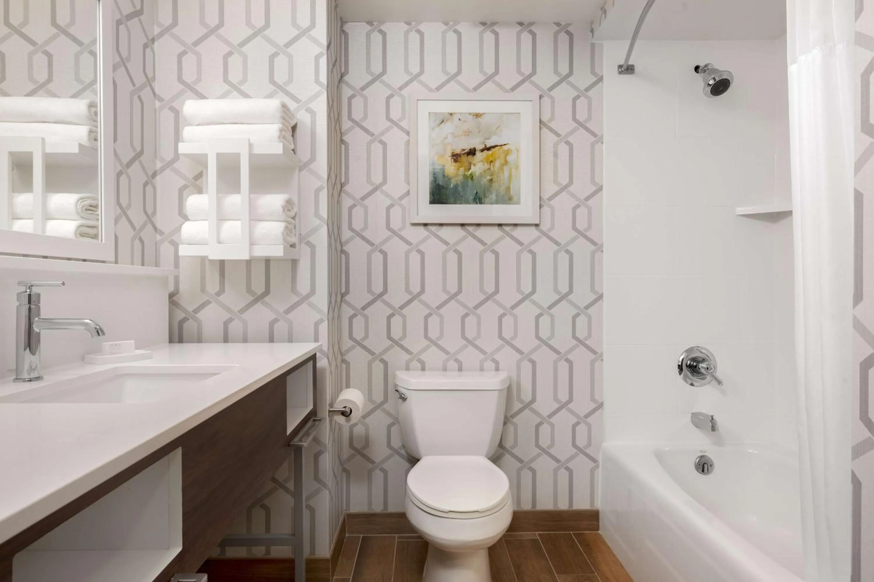 Bathroom in Hampton Inn Bloomsburg