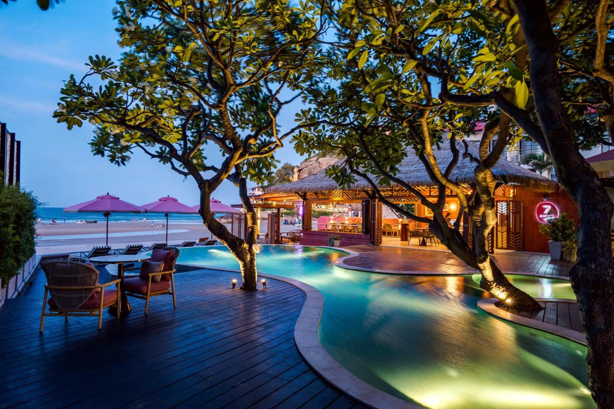 Pool view in Davinia Hua Hin Resort