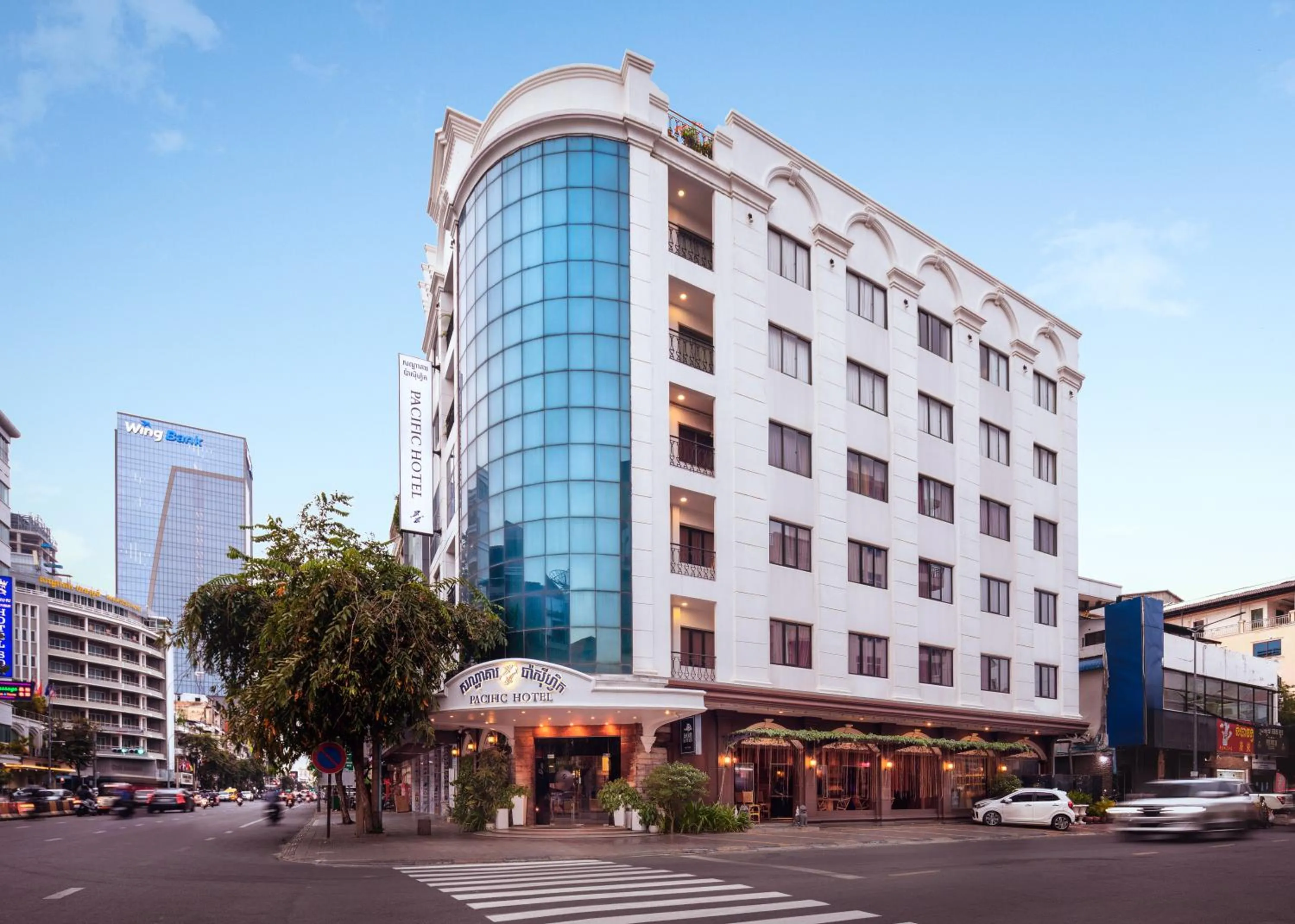 Property building in Pacific Hotel