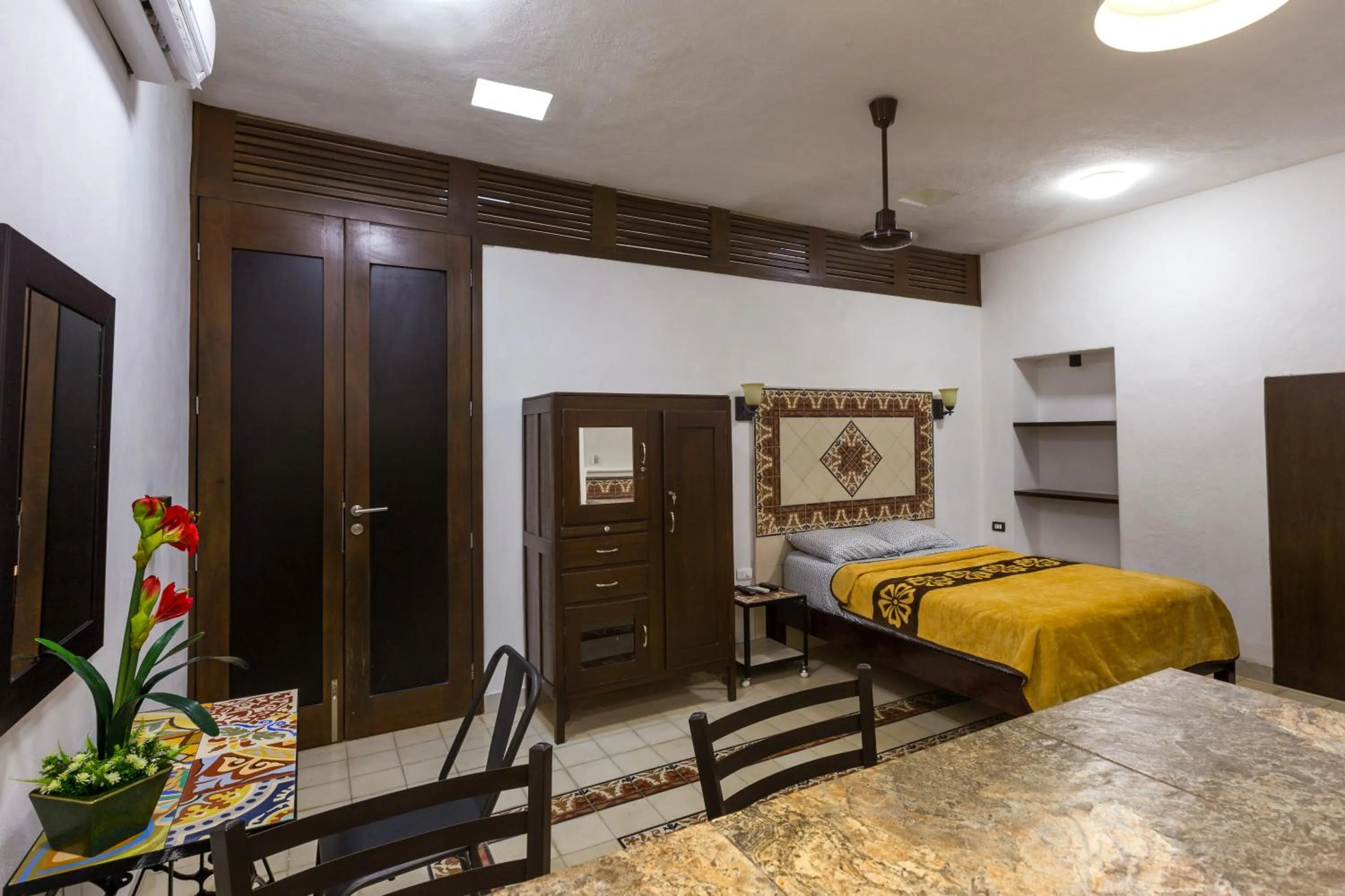 Bedroom, Bed in Merida Serviced Apartments