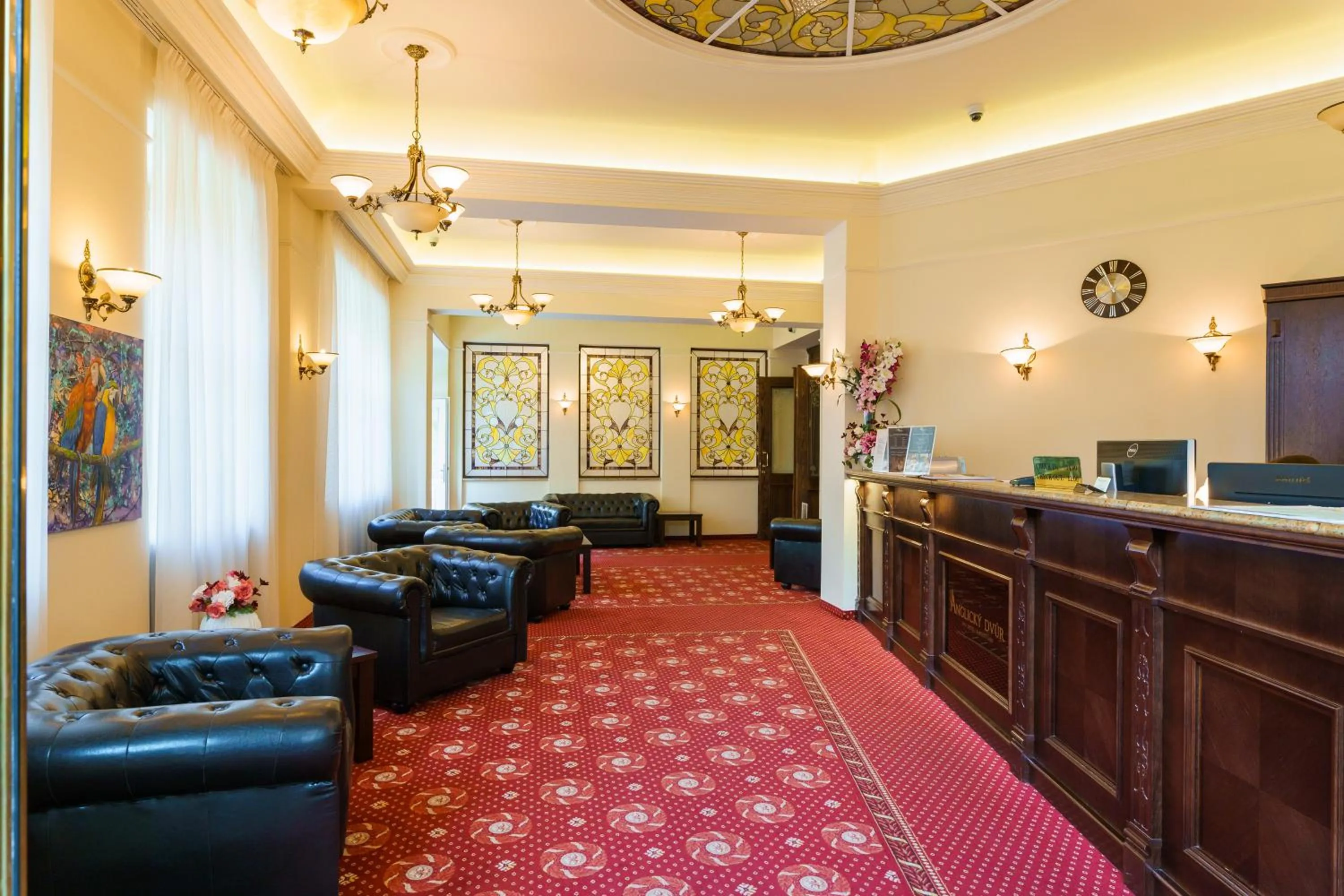 Lobby or reception in Spa Hotel Anglický Dvůr