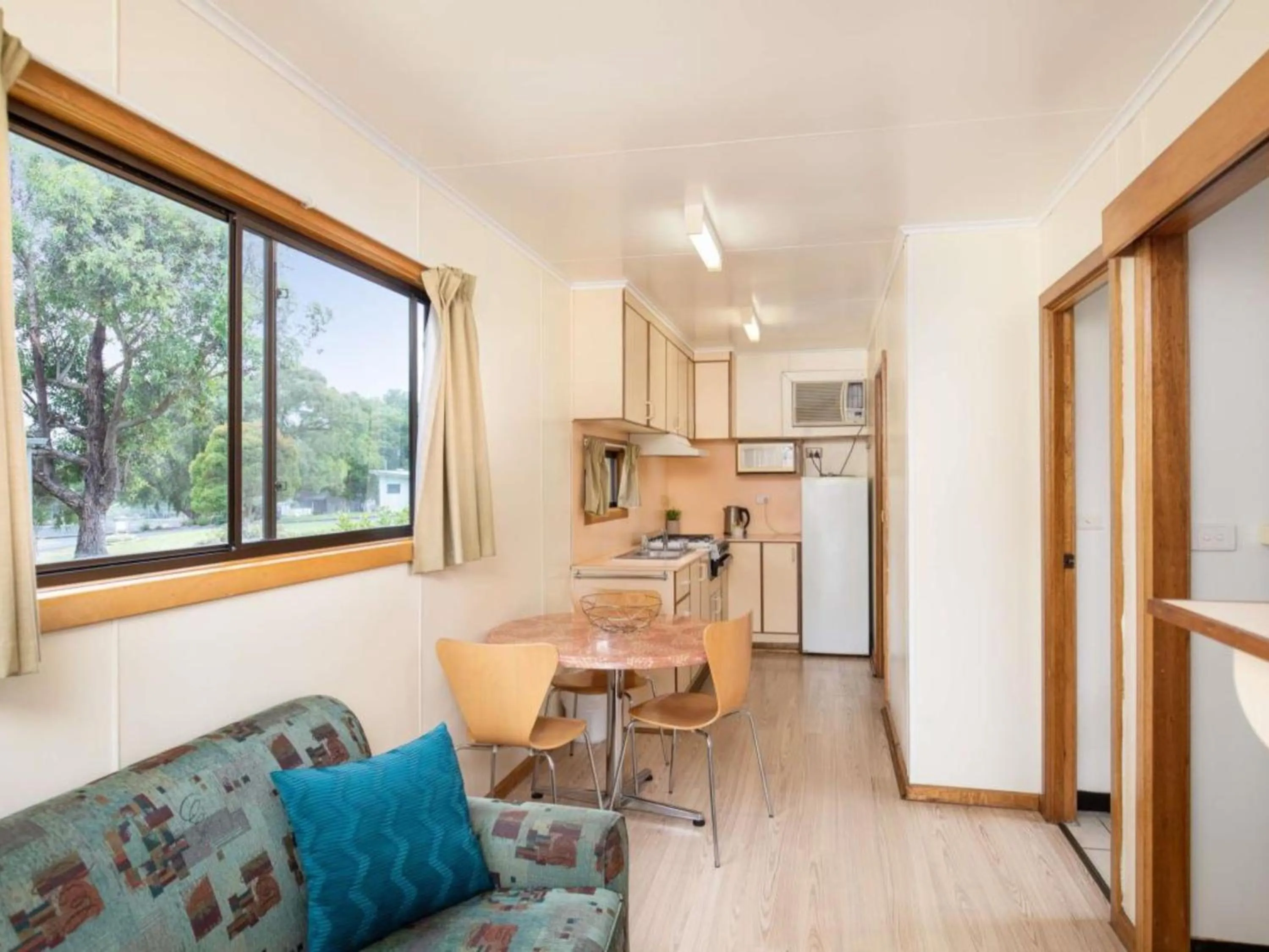 Living room in Blue Lake Holiday Park