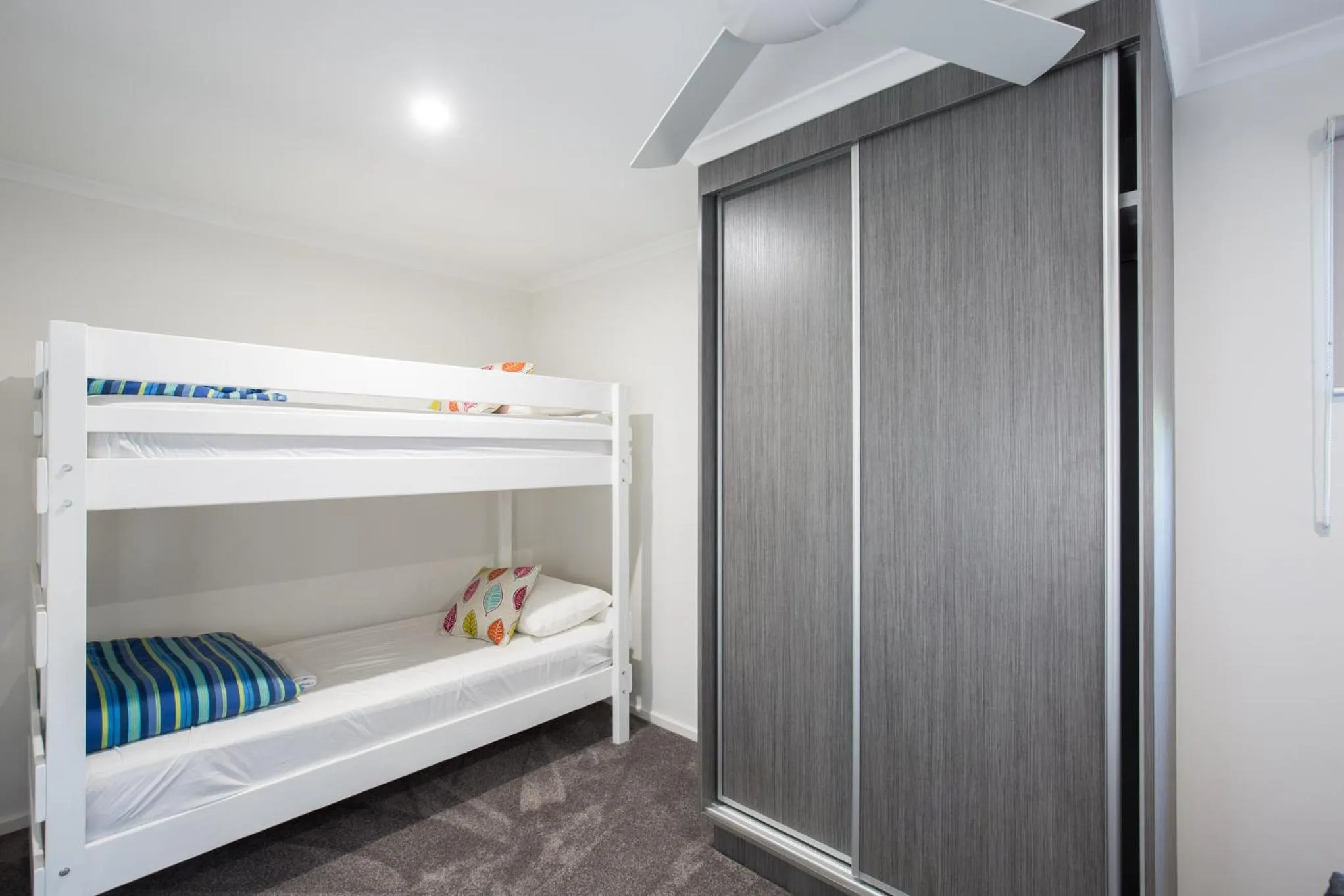 Bed in Blue Lake Holiday Park