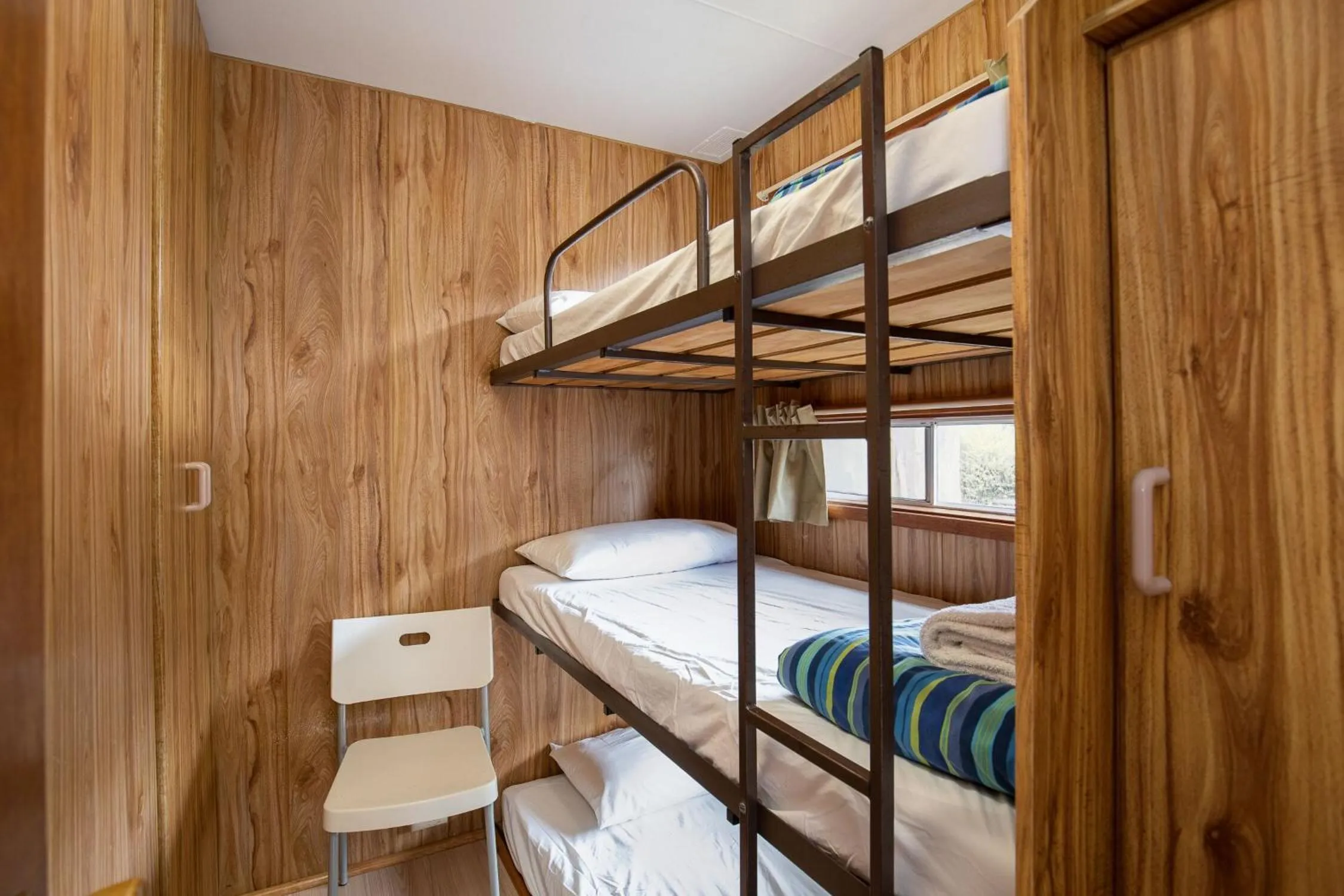 Bed in Blue Lake Holiday Park