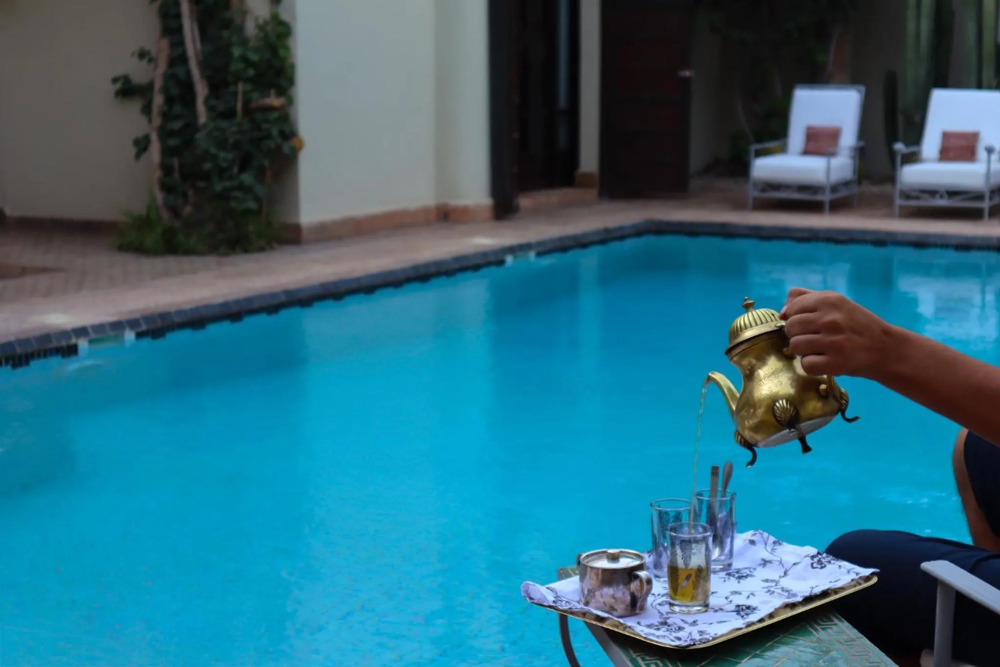 Swimming pool in Palais El Arsat & Spa