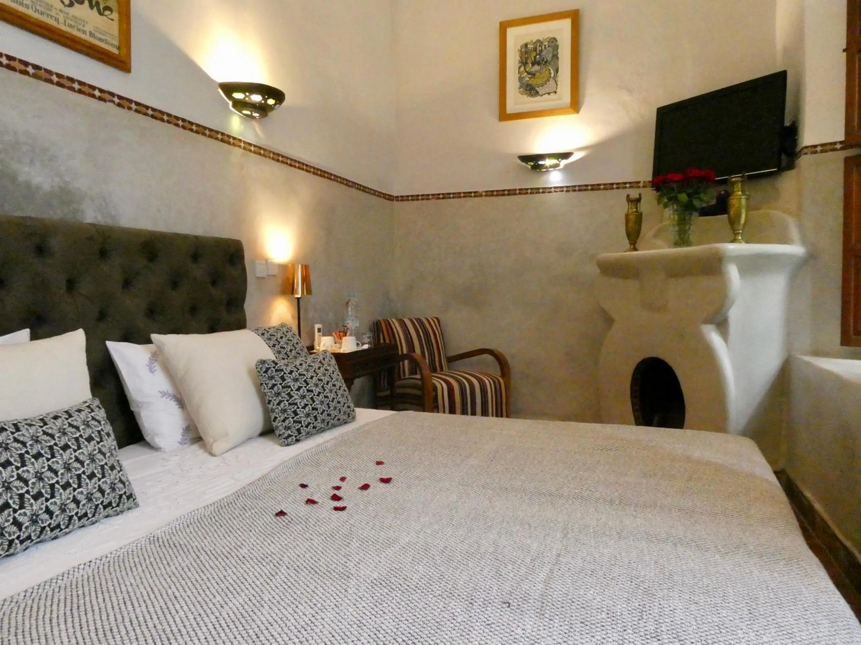 Bed in Palais El Arsat & Spa