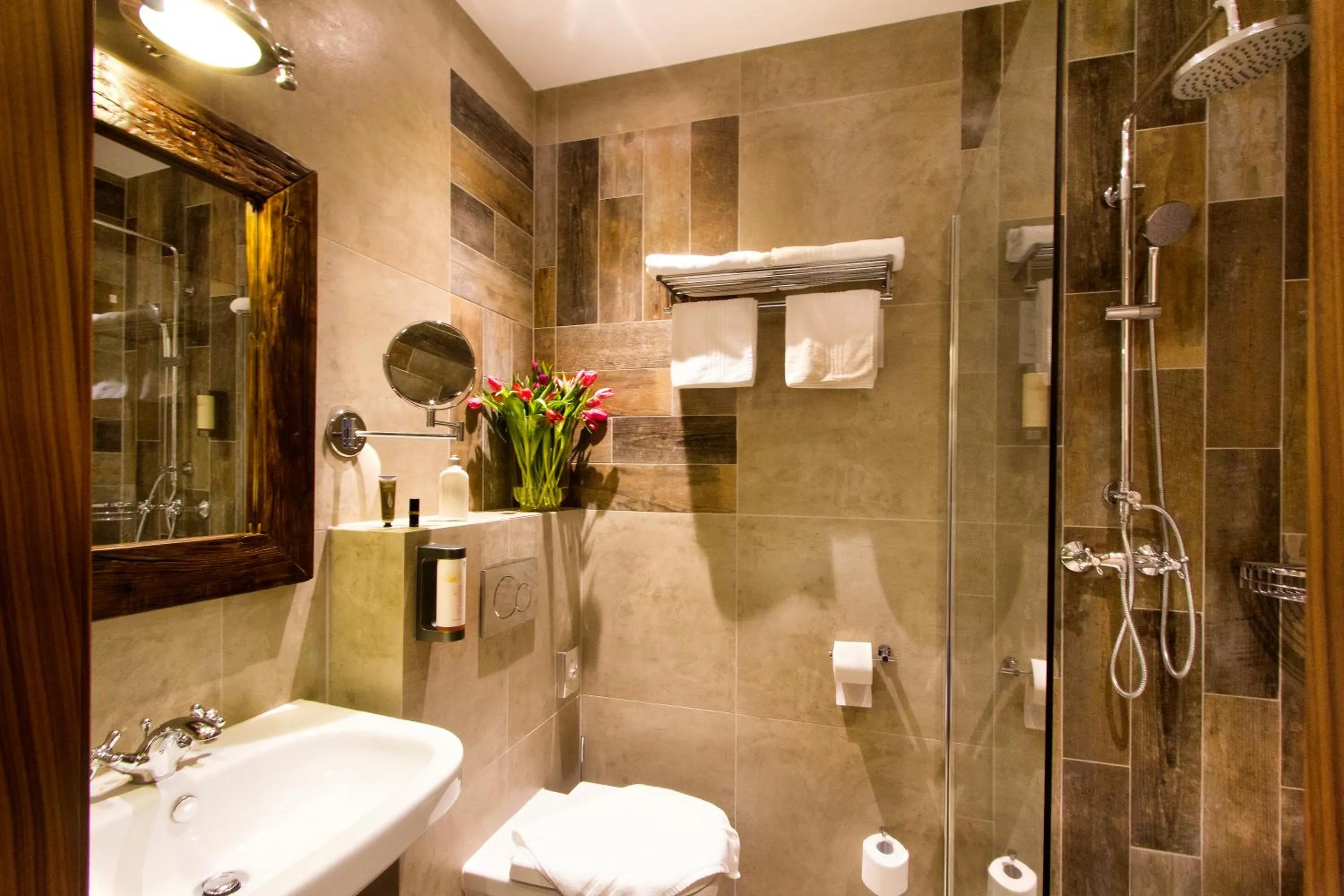 Bathroom in Penzion BERG