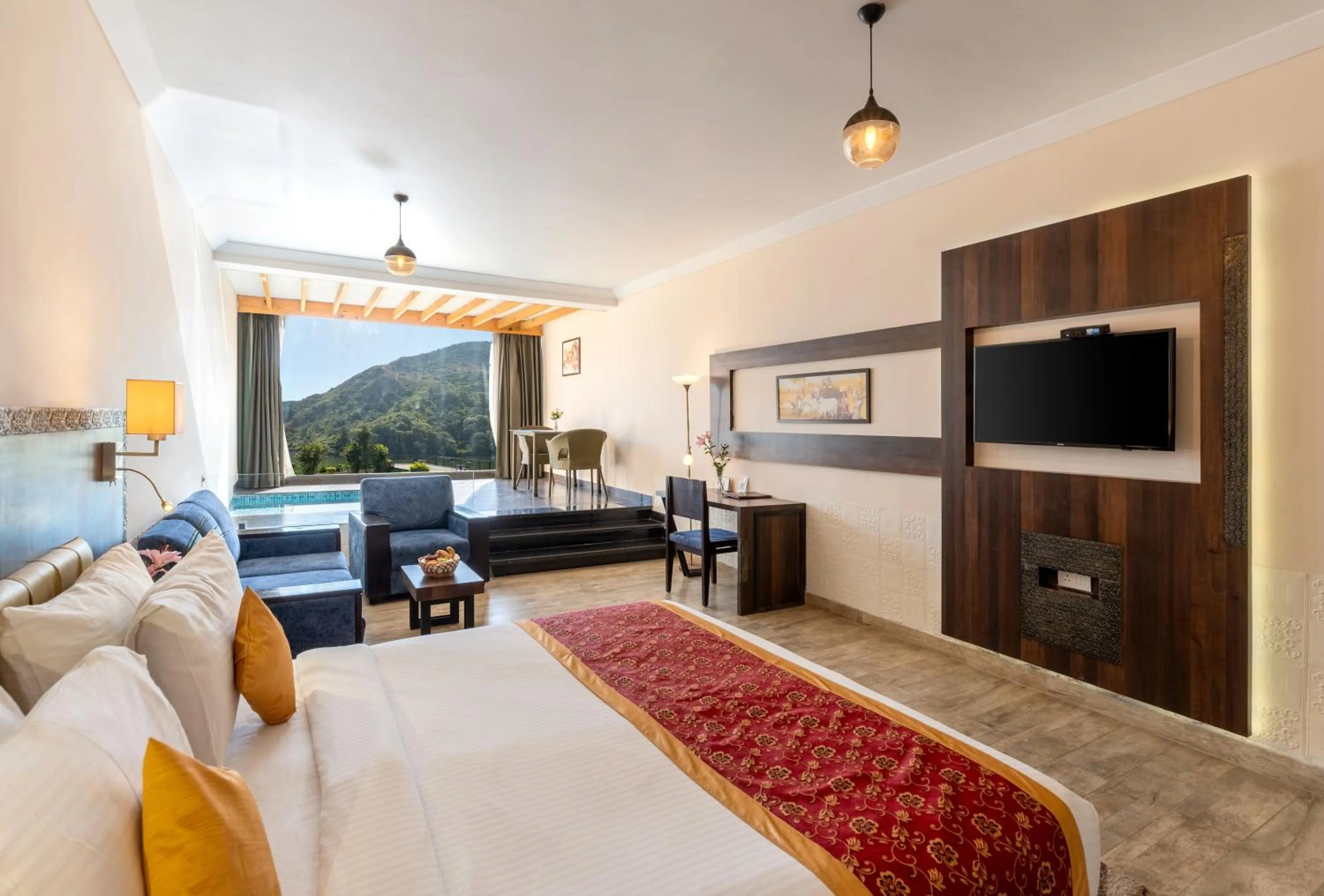 Photo of the whole room, Bed in Via Lakhela Resort & Spa