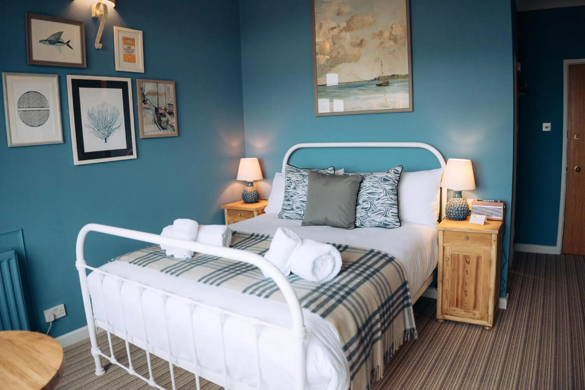 Bed in The Royal Lion Hotel