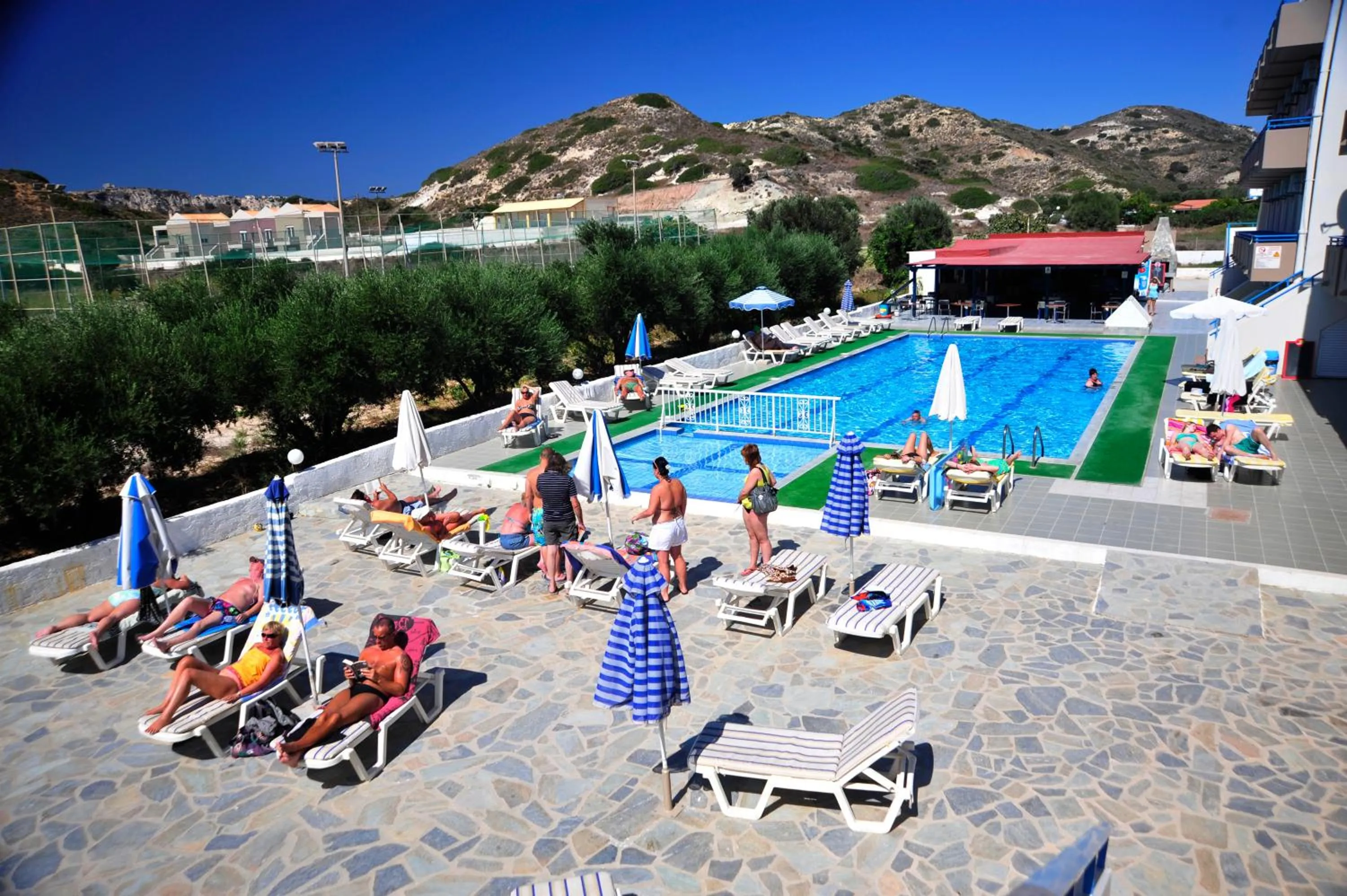 Bird's eye view in Hotel Athinoula