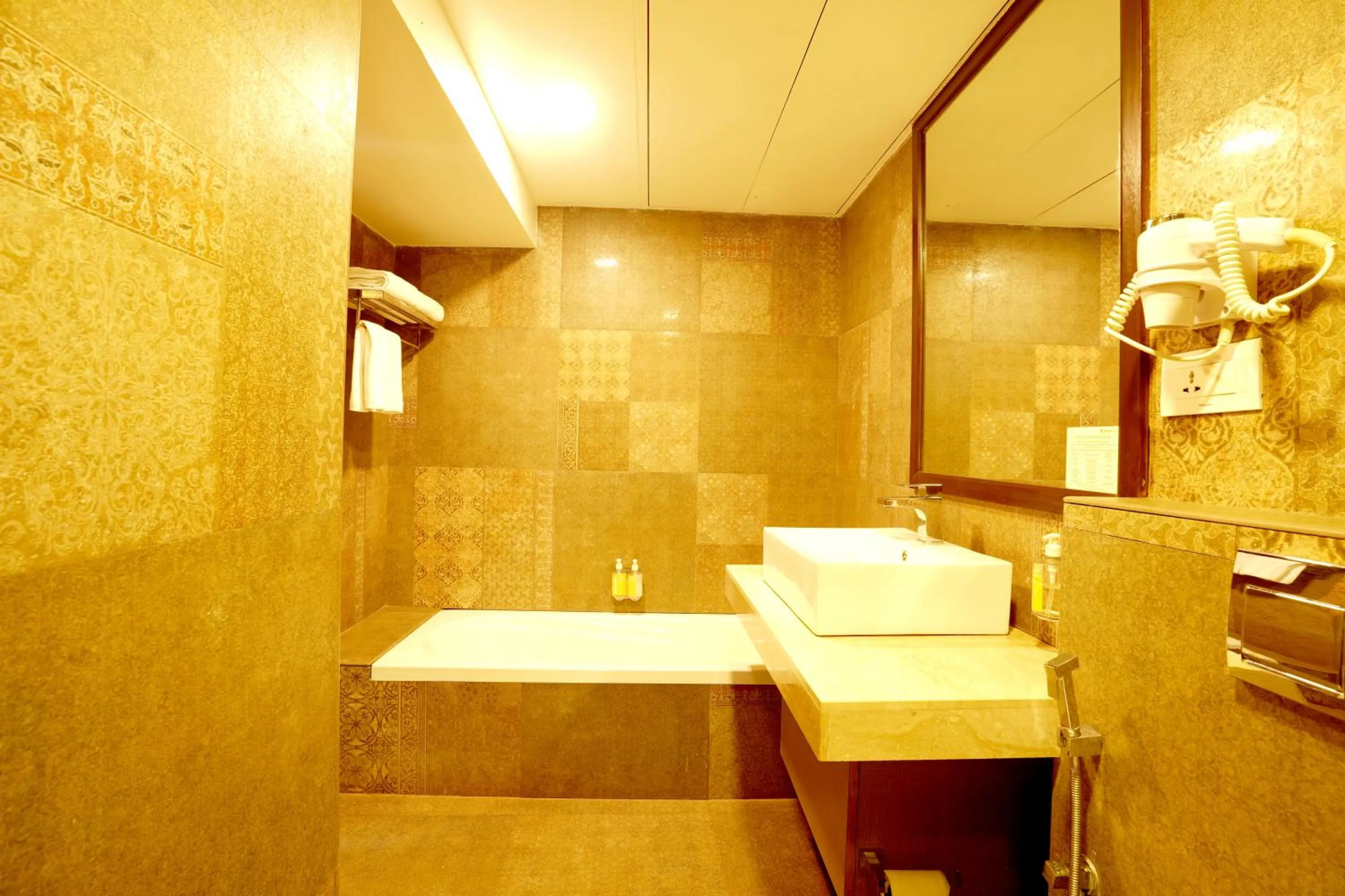 Bathroom in BloomSuites l Calangute