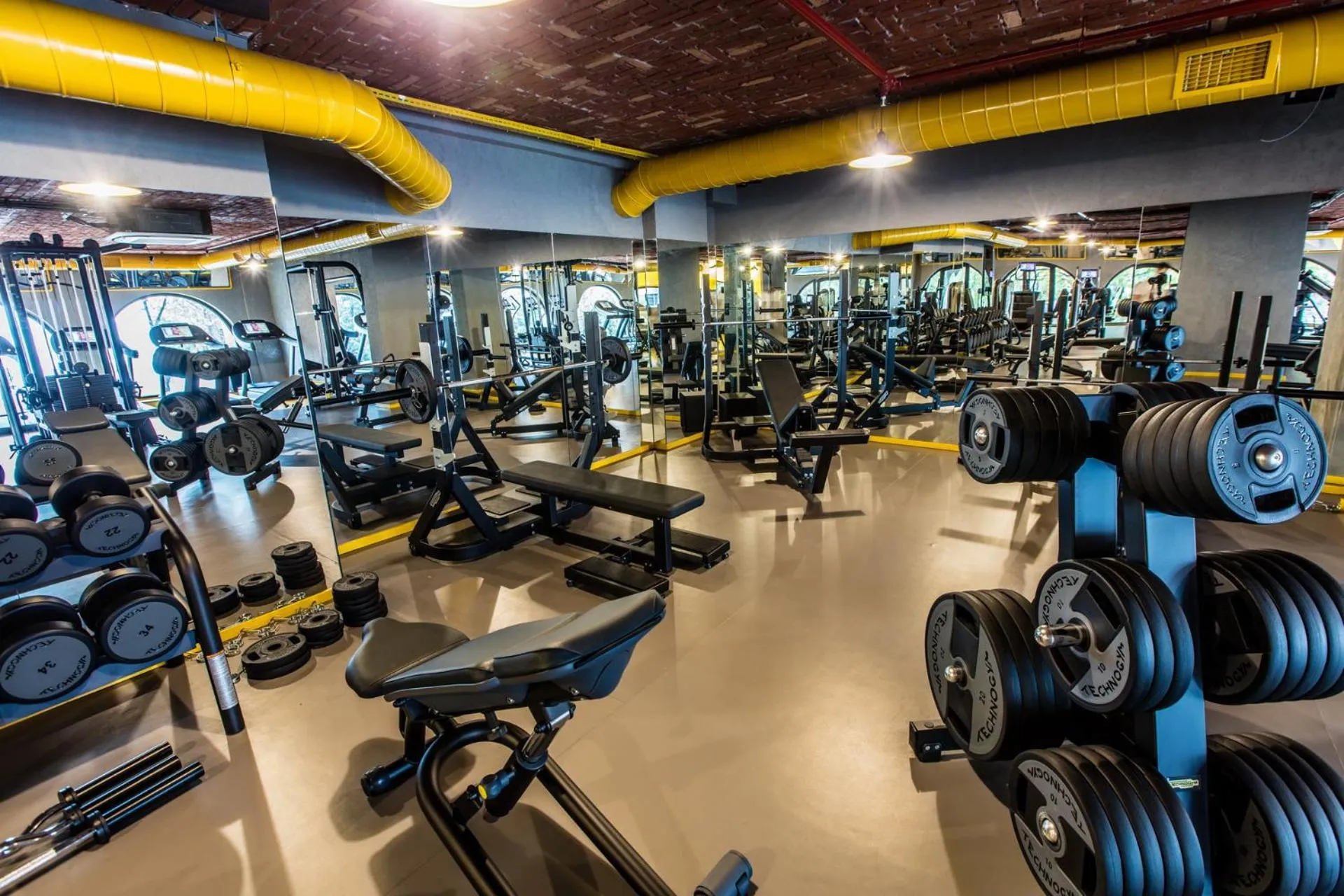 Fitness centre/facilities in The Wyspy Hotel