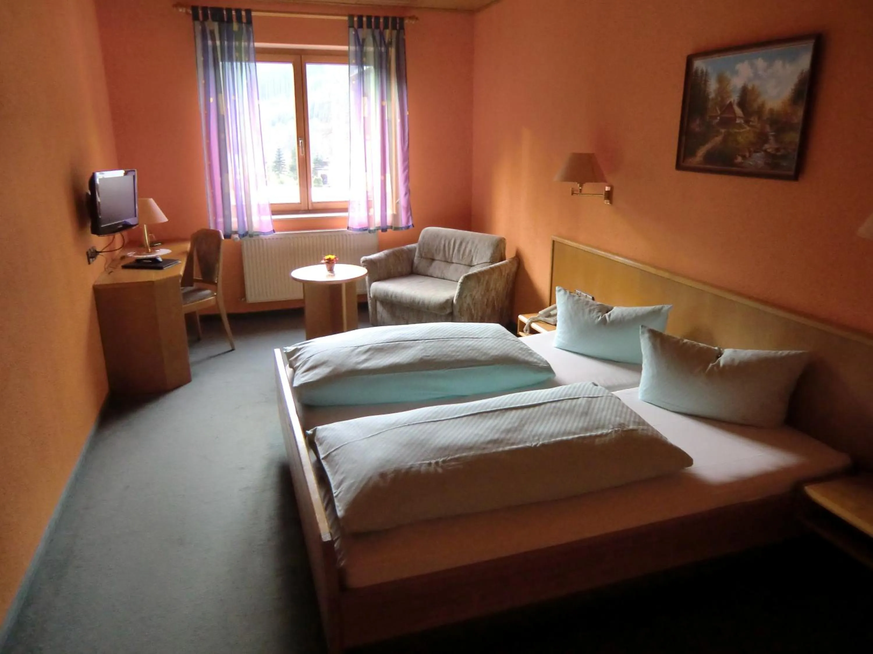 Photo of the whole room, Bed in Landhotel Flöhatal
