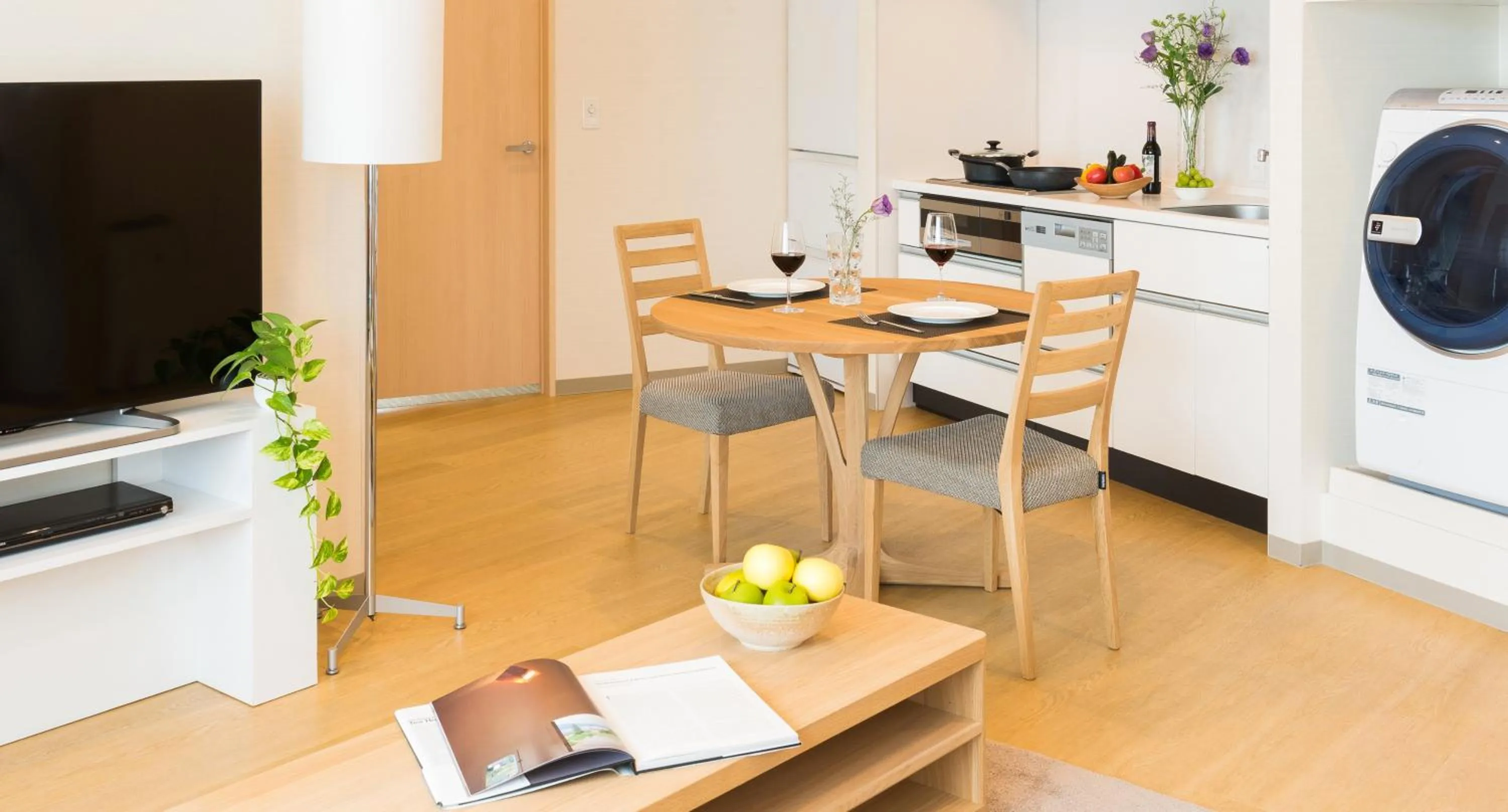 Kitchen or kitchenette in Fraser Residence Nankai Osaka