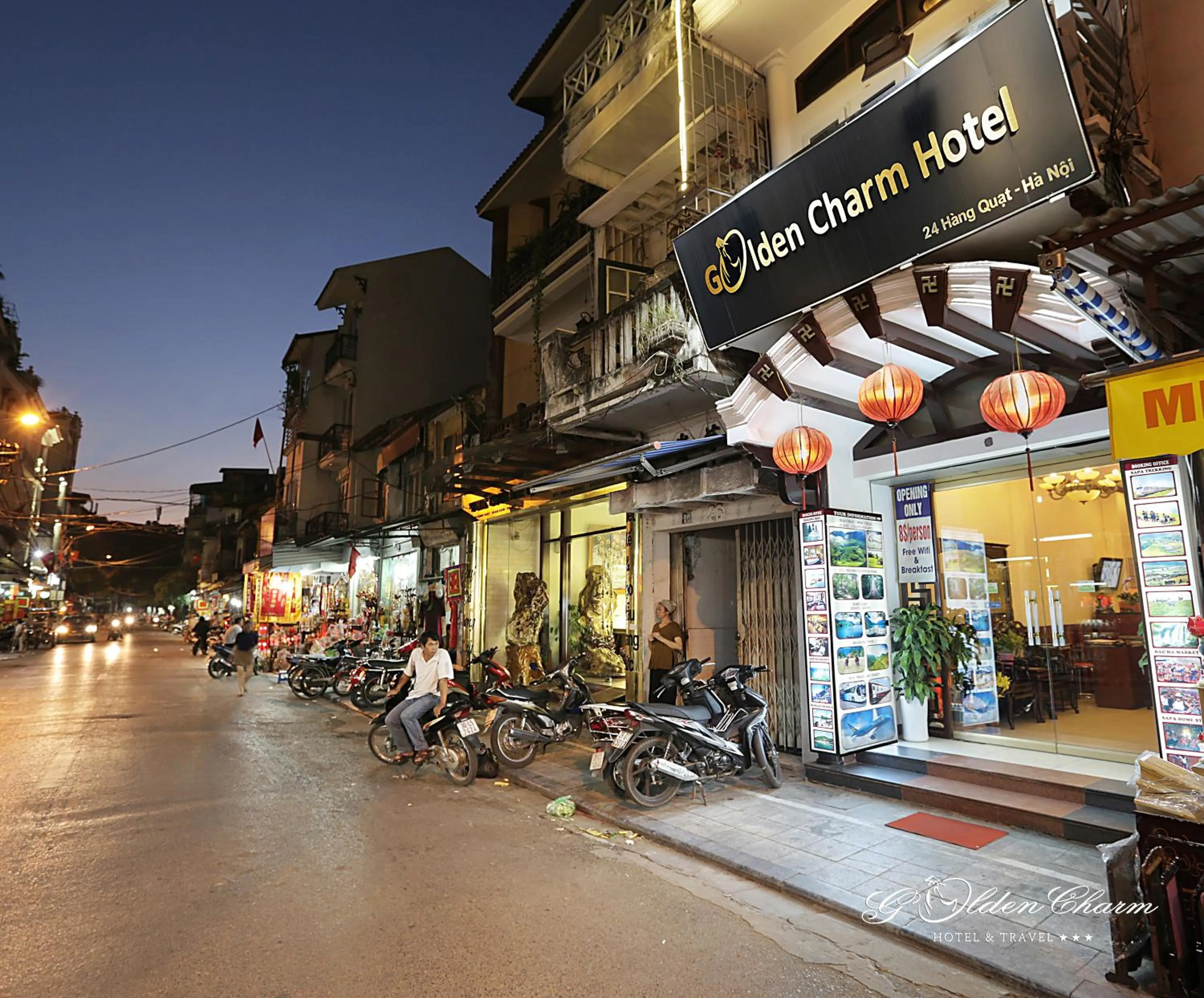 Off site in Hanoi Golden Charm Hotel
