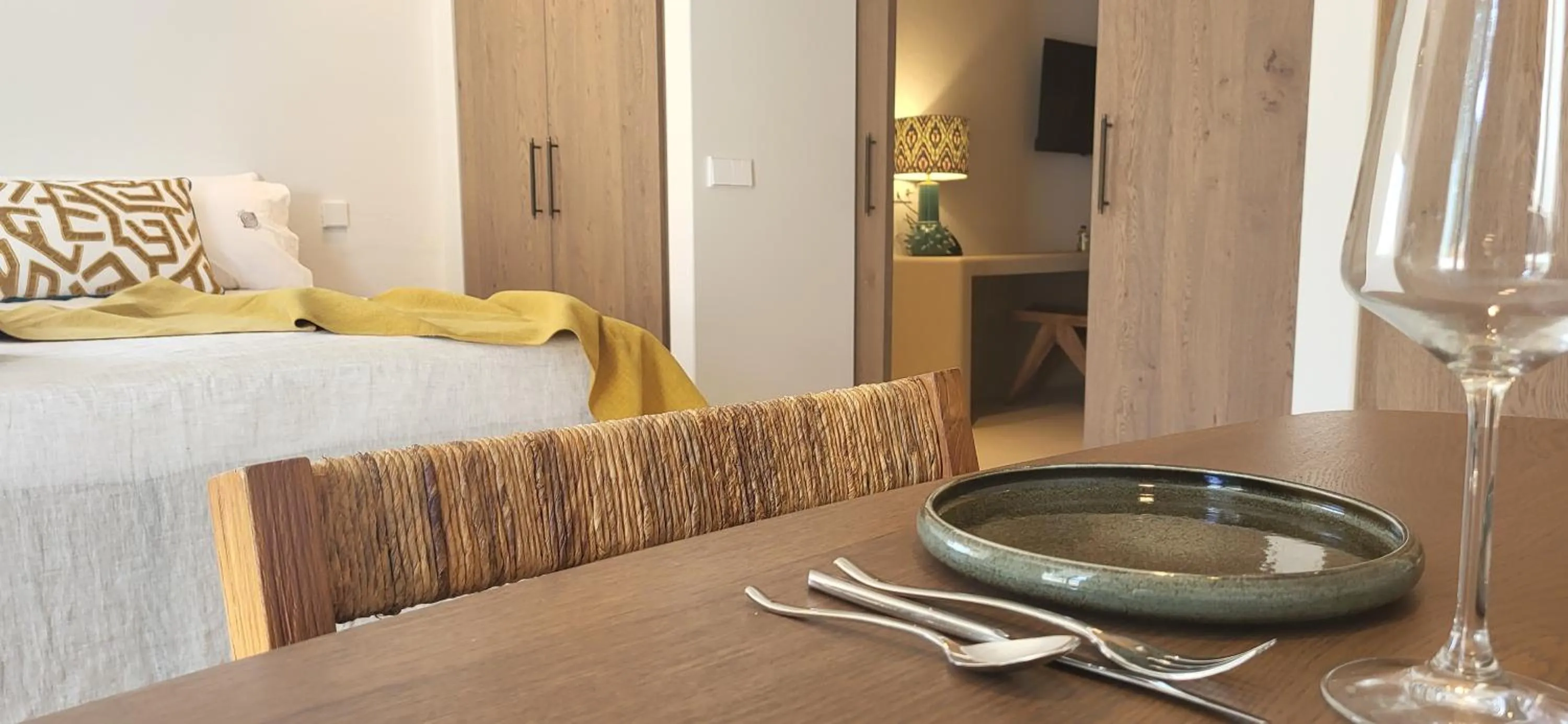 Living room, Bed in Boutique Hotel Los Limoneros