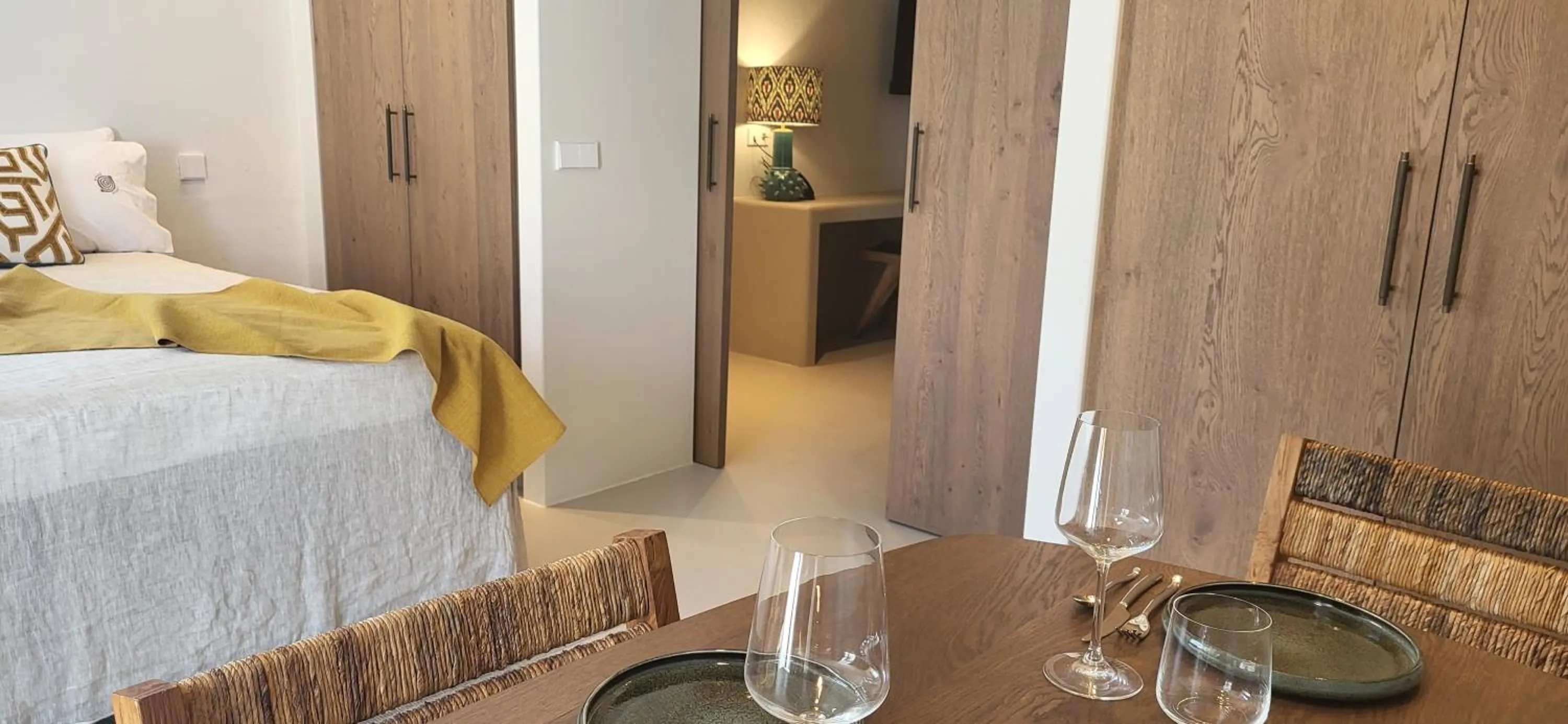 Dining area, Bed in Boutique Hotel Los Limoneros