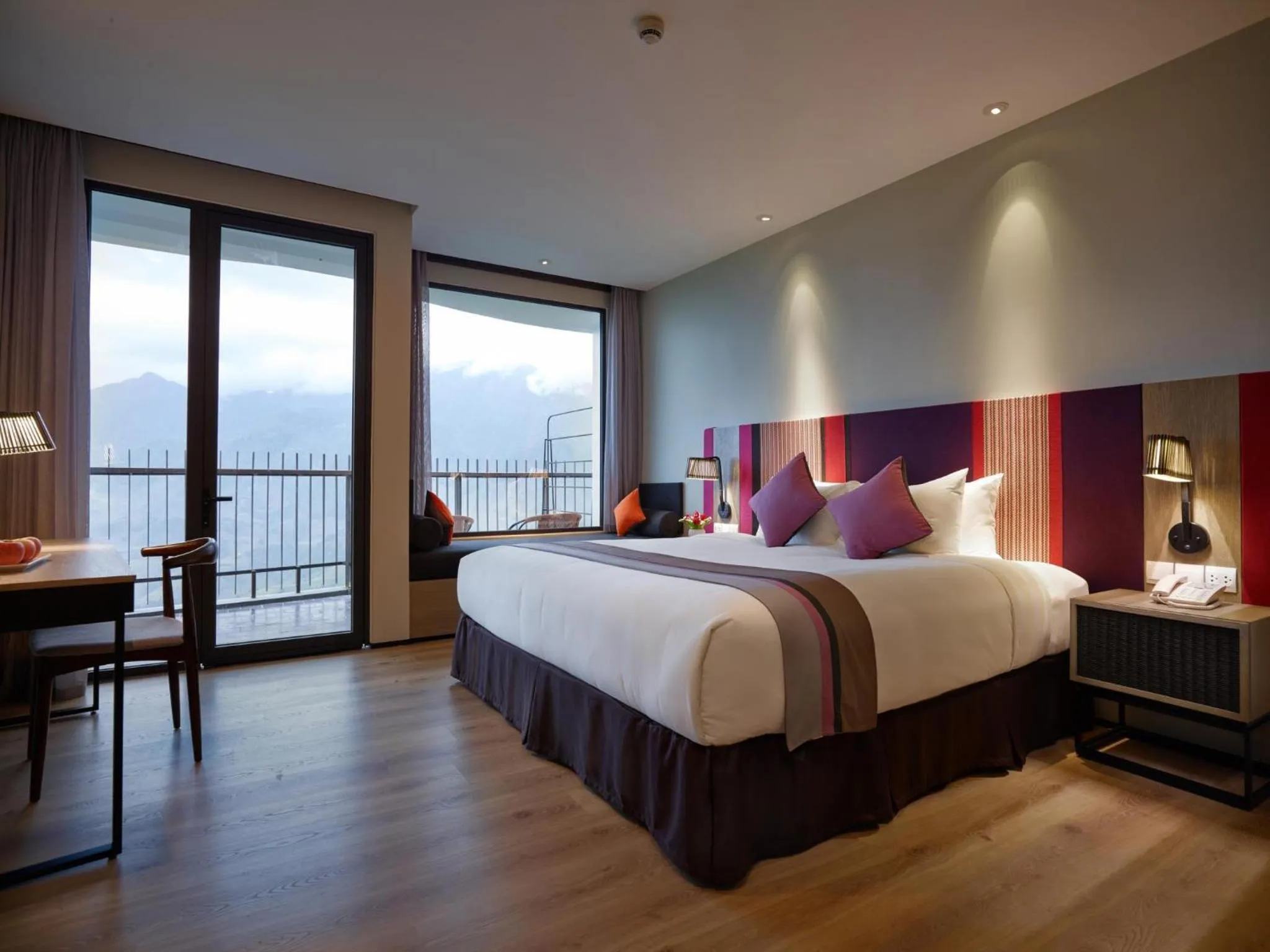 Bed in Pao's Sapa Leisure Hotel