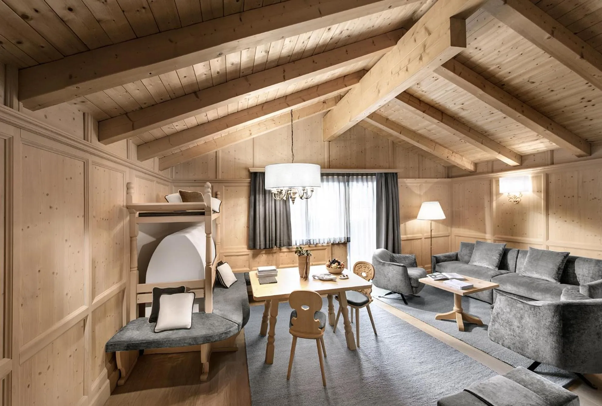 Living room in Gardena Grödnerhof - Hotel & Spa