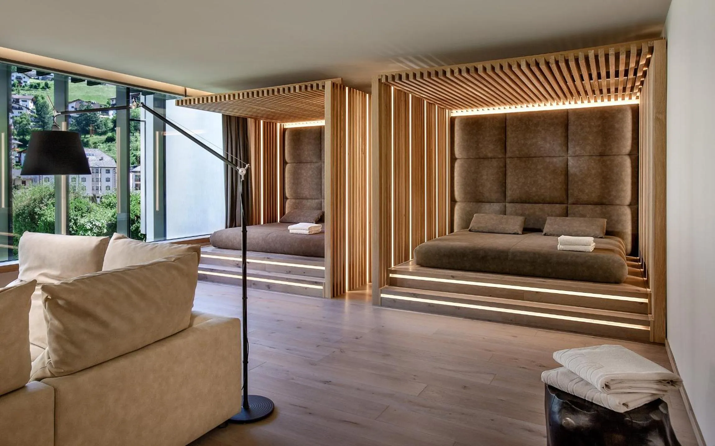 Spa and wellness centre/facilities, Bed in Gardena Grödnerhof - Hotel & Spa