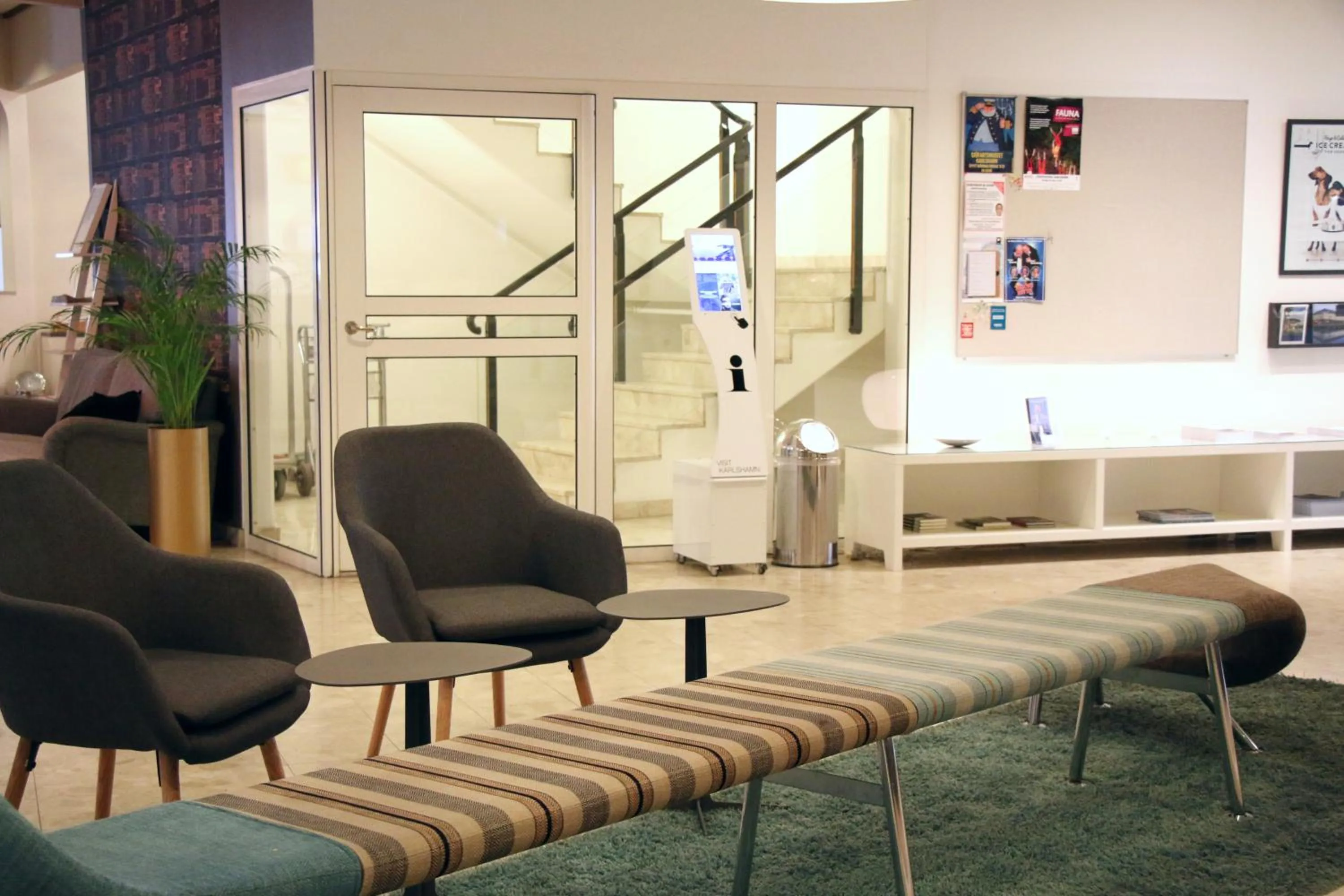 Lobby or reception in Hotel Carlshamn