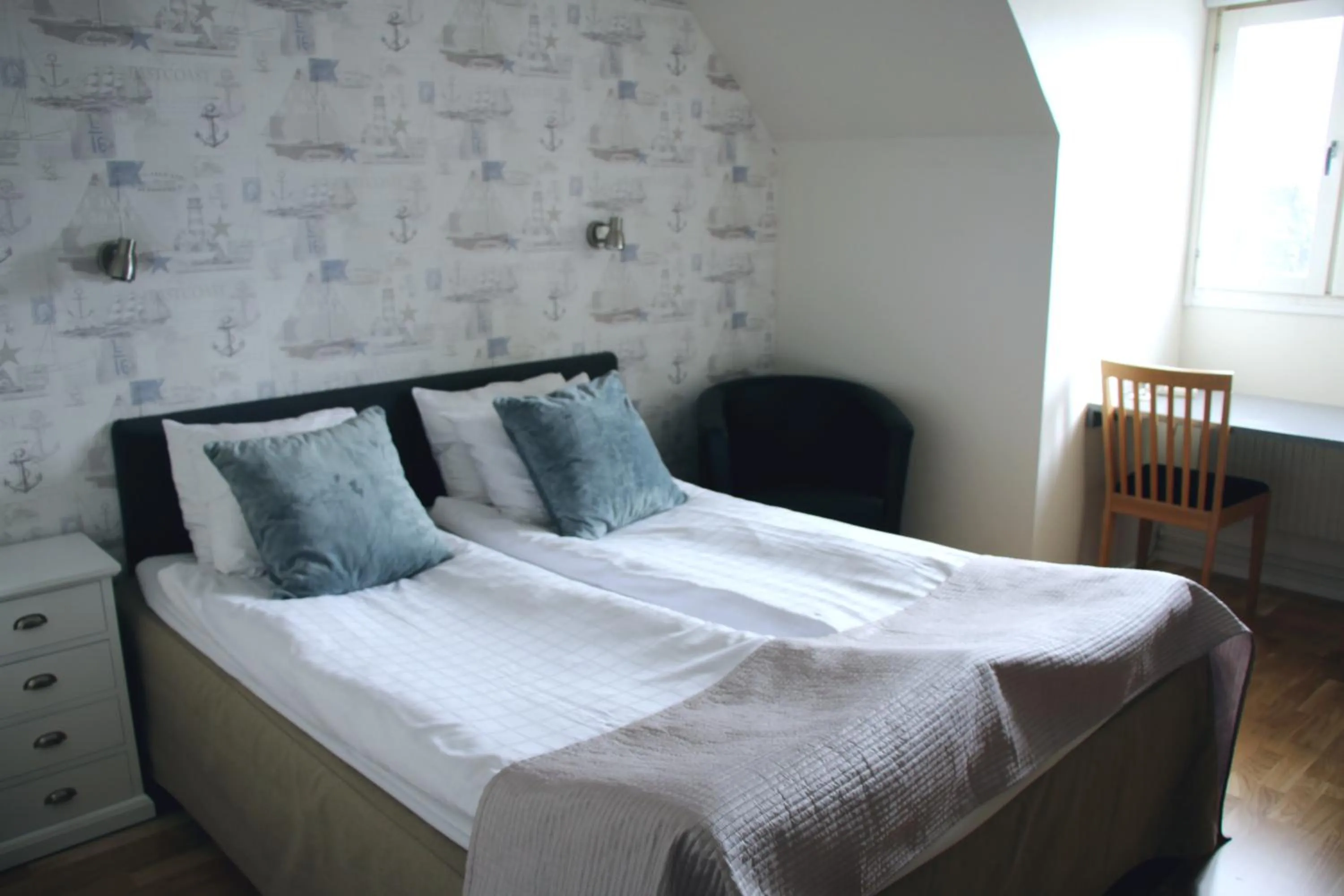 Bed in Hotel Carlshamn